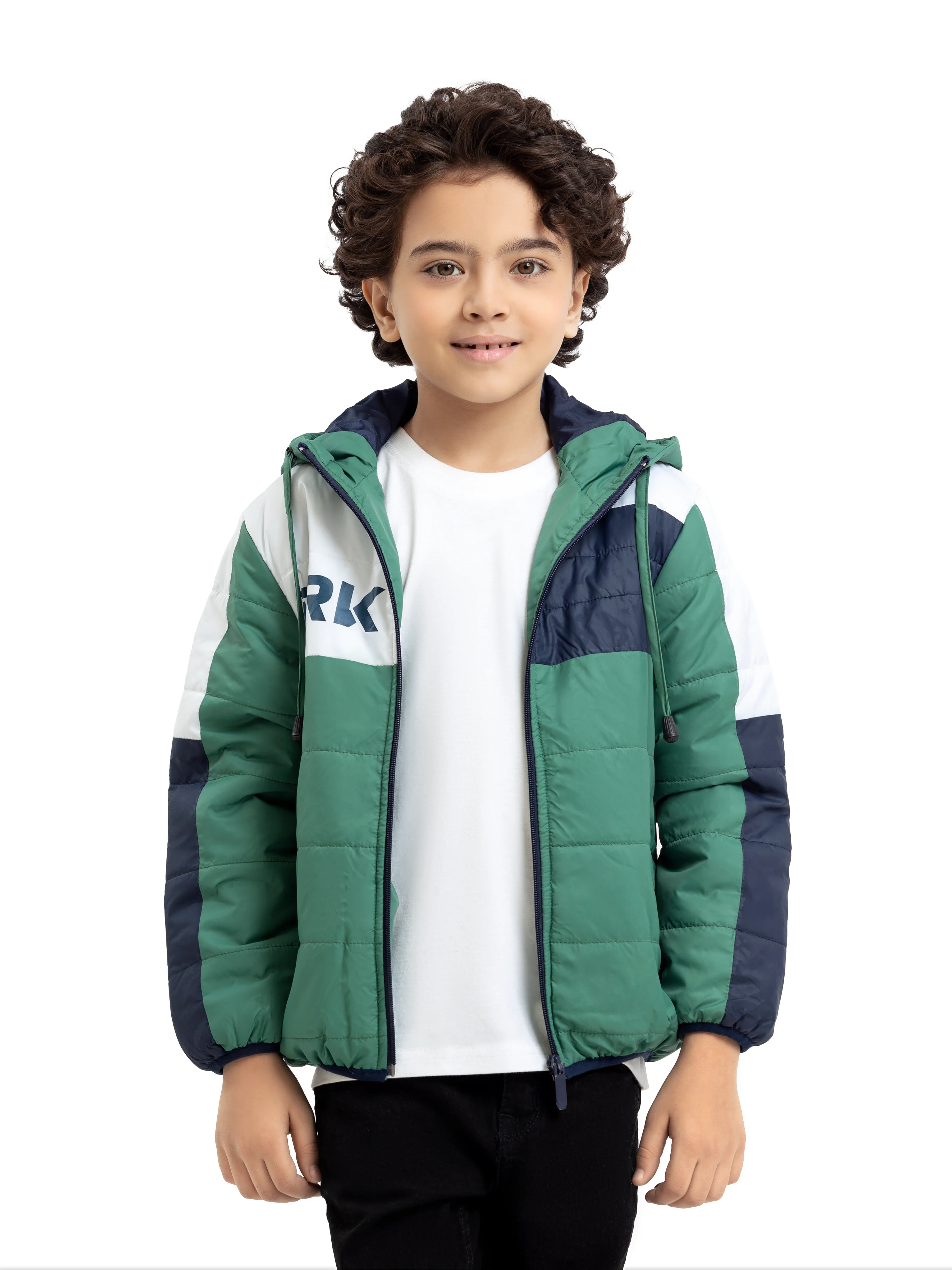 Boy's Green Multi Jacket - EBTJP23-006 - Image 2
