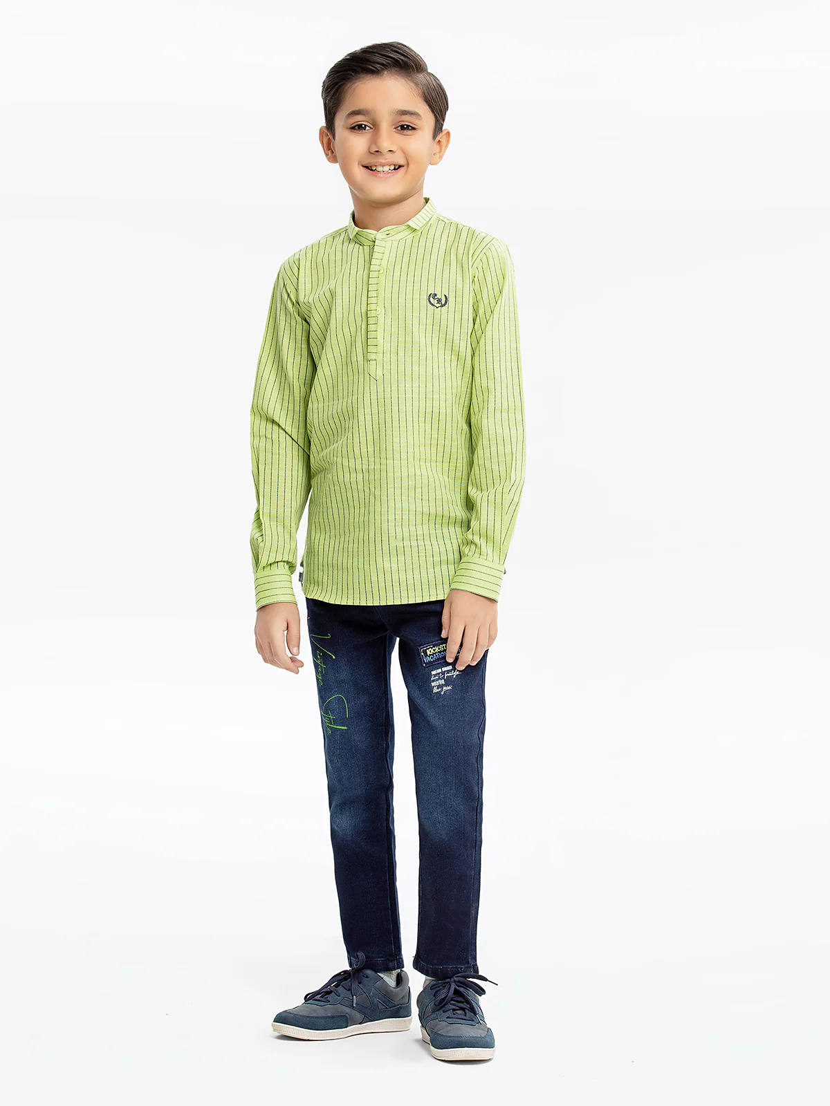 Boy's Green Shirt - EBTS23-27510 - Image 2