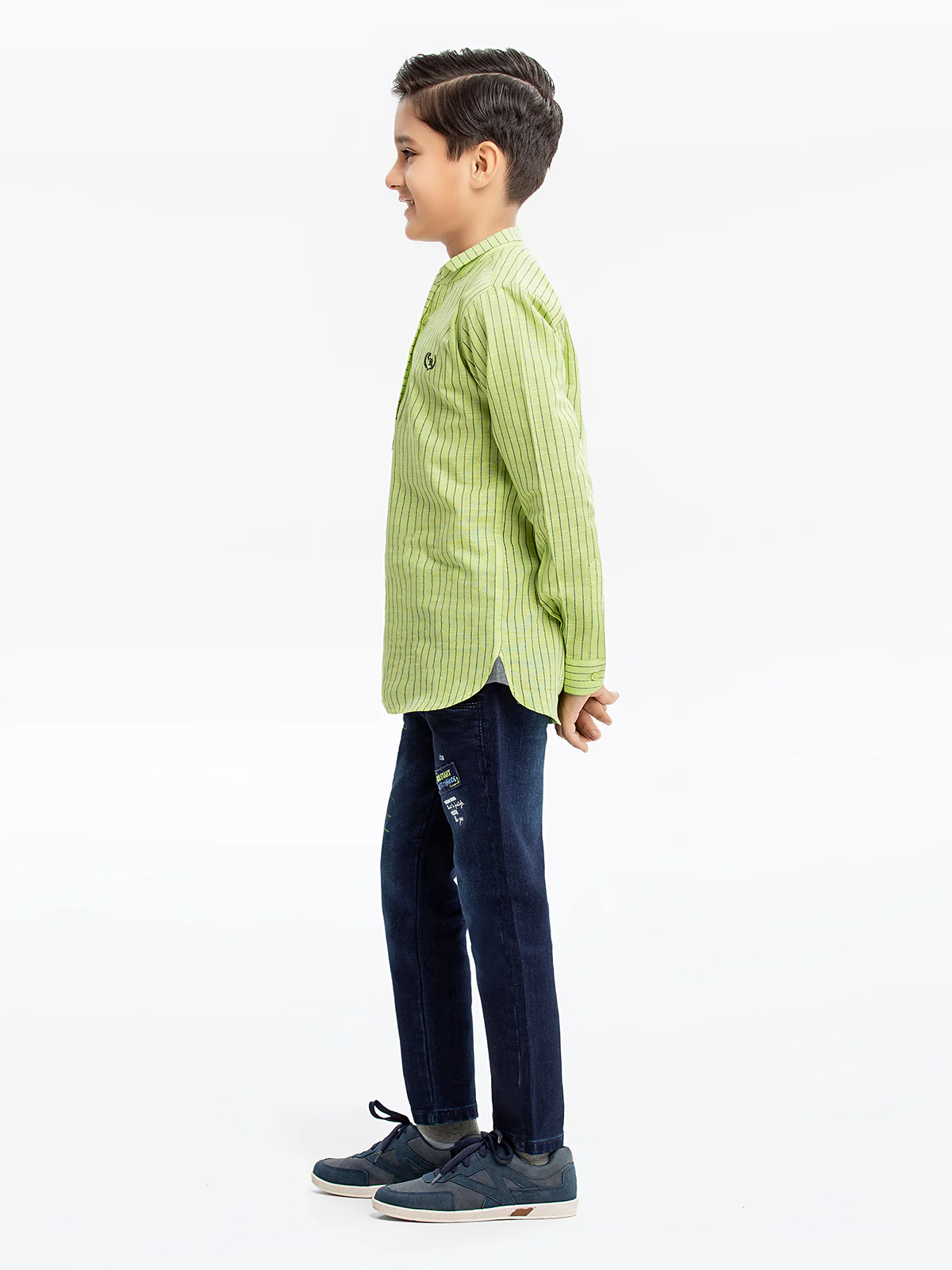 Boy's Green Shirt - EBTS23-27510 - Image 3