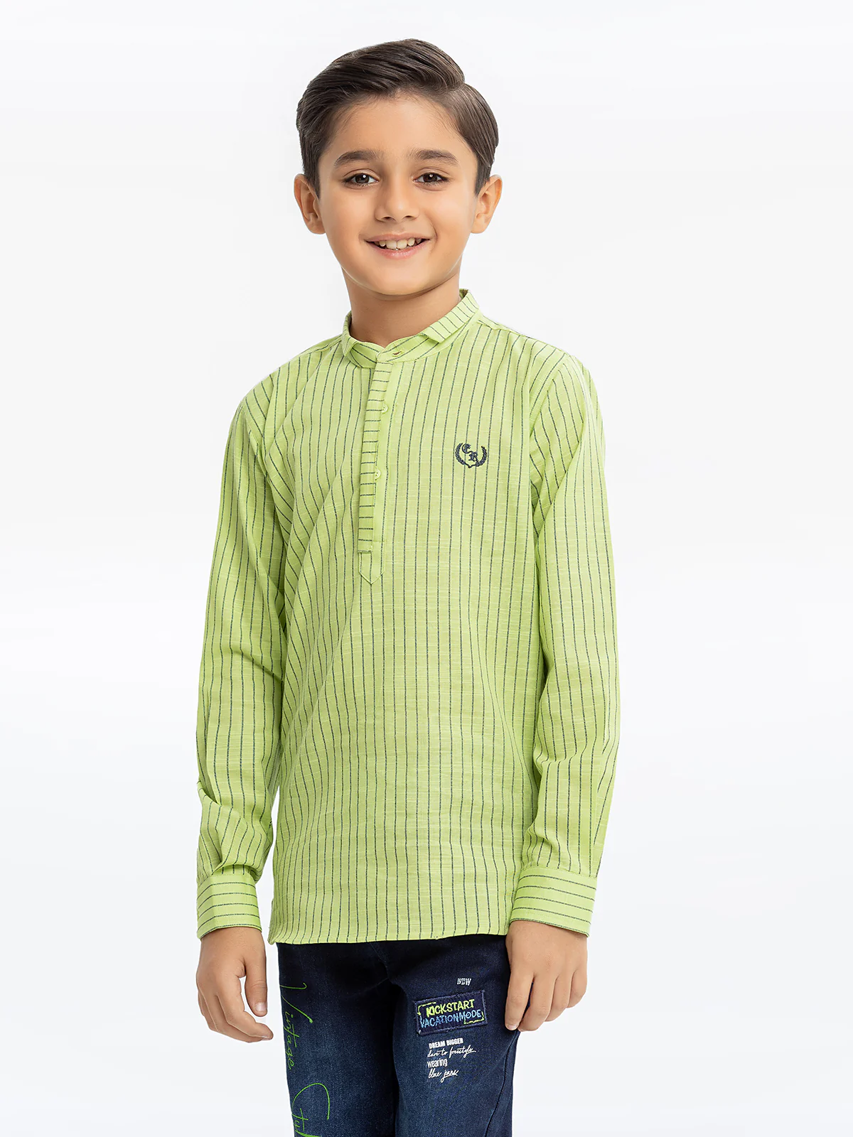 Boy's Green Shirt - EBTS23-27510 - Image 4