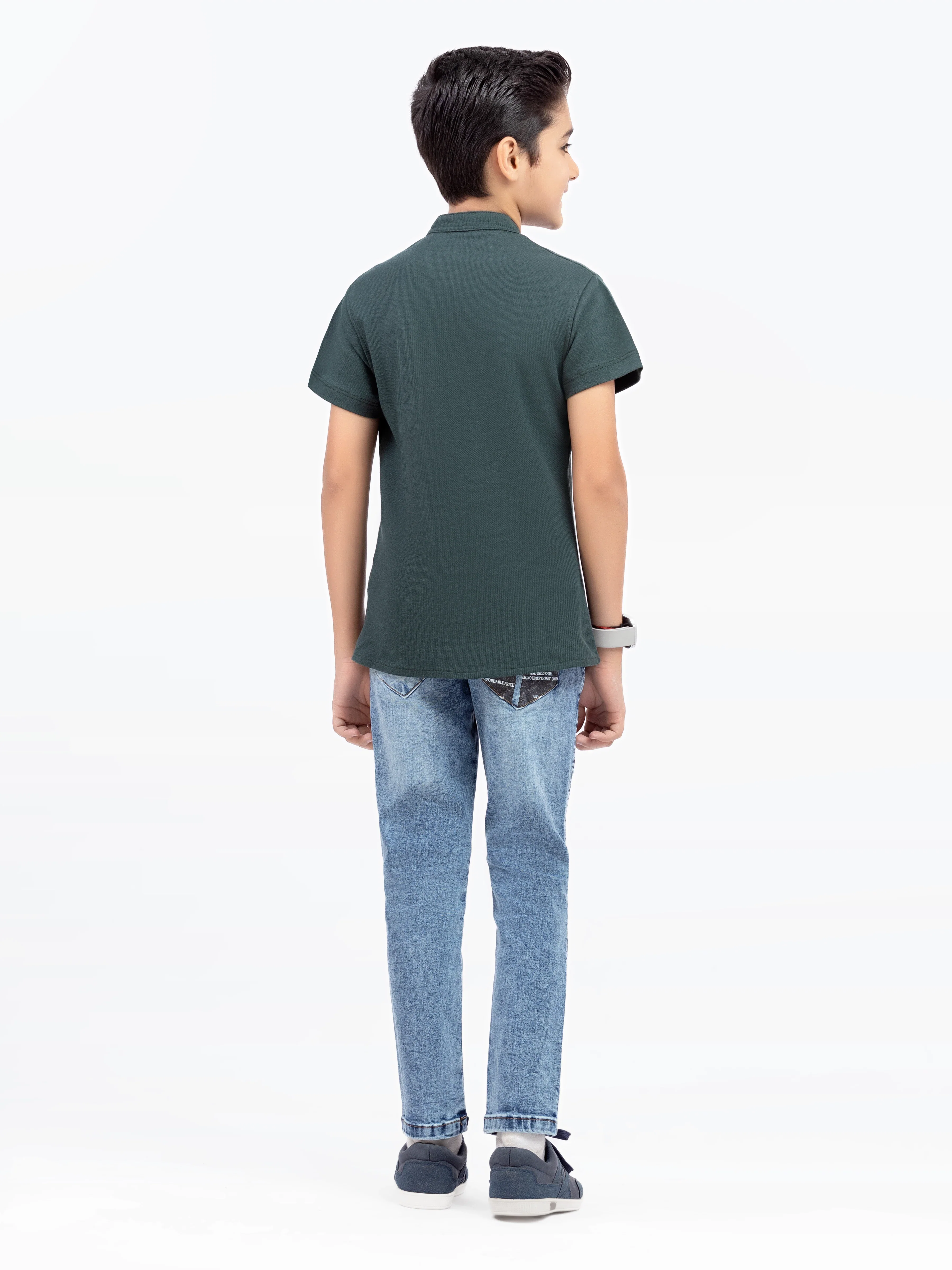 Boy's Green Shirt - EBTS24-27558 - Image 5