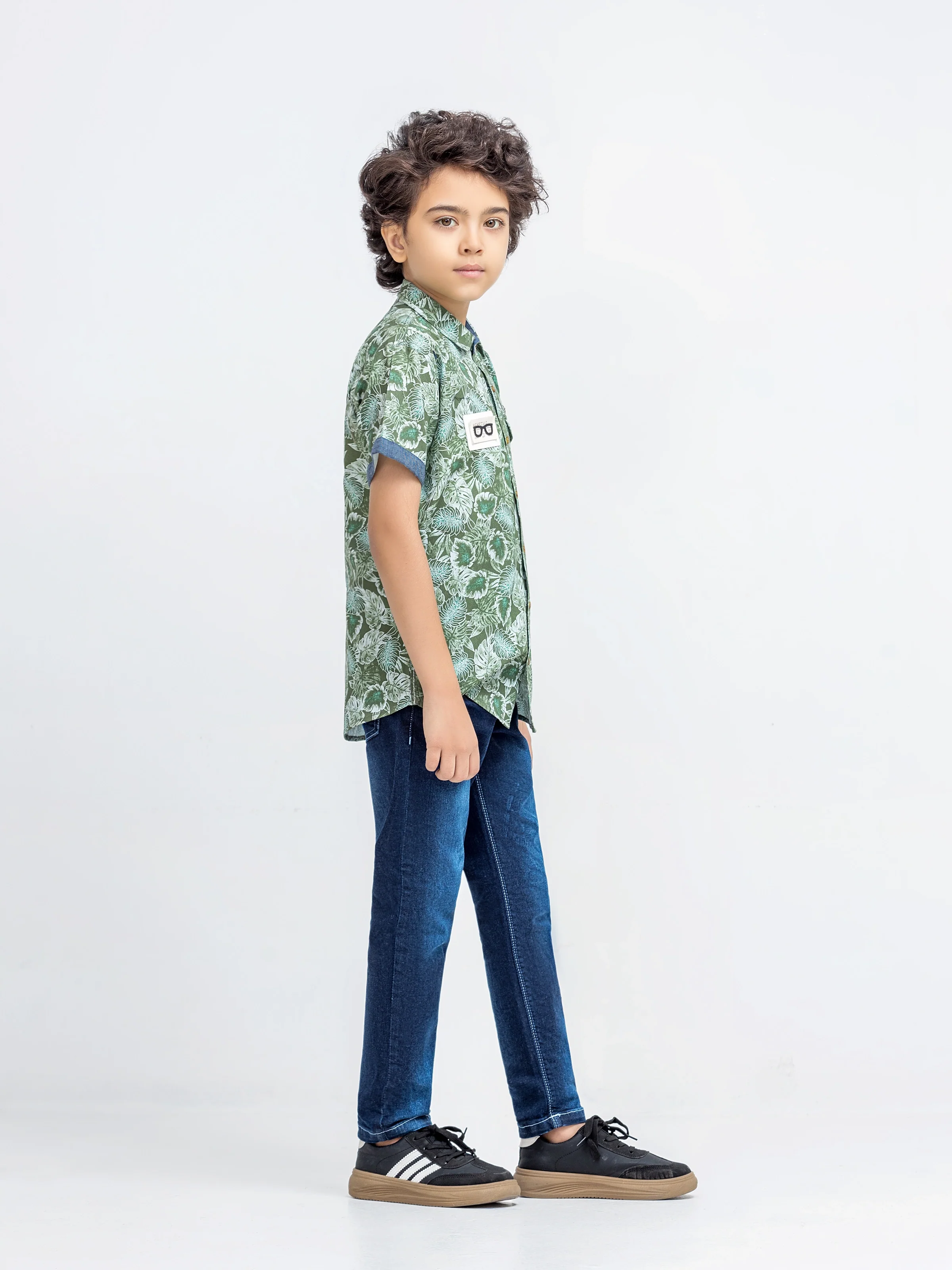 Boy's Green Shirt - EBTS5-27677 - Image 5