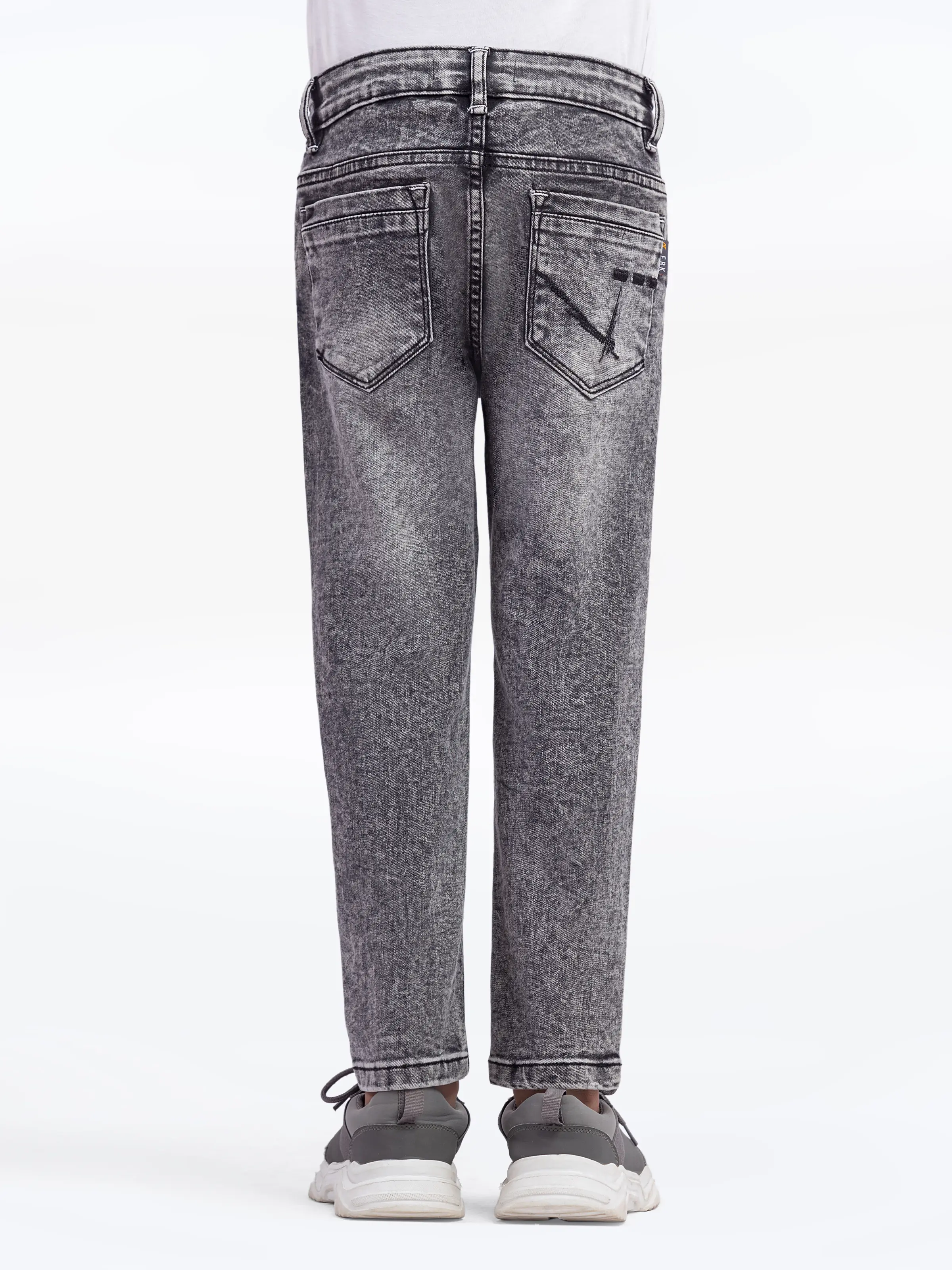 Boy's Grey Denim Pant - EBBDP5-024 - Image 6