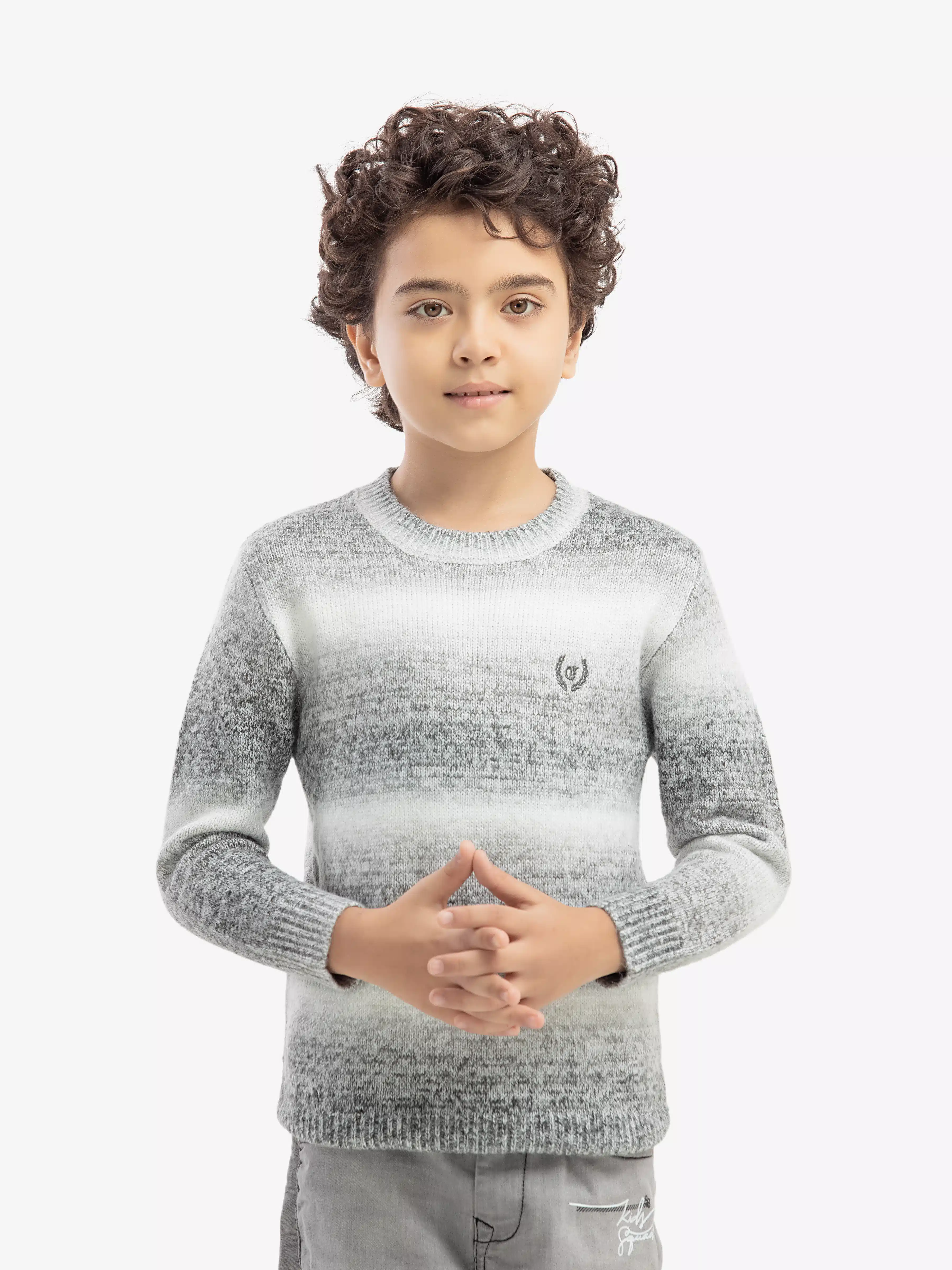 Boy's Grey Sweater - EBTSWT5-002
