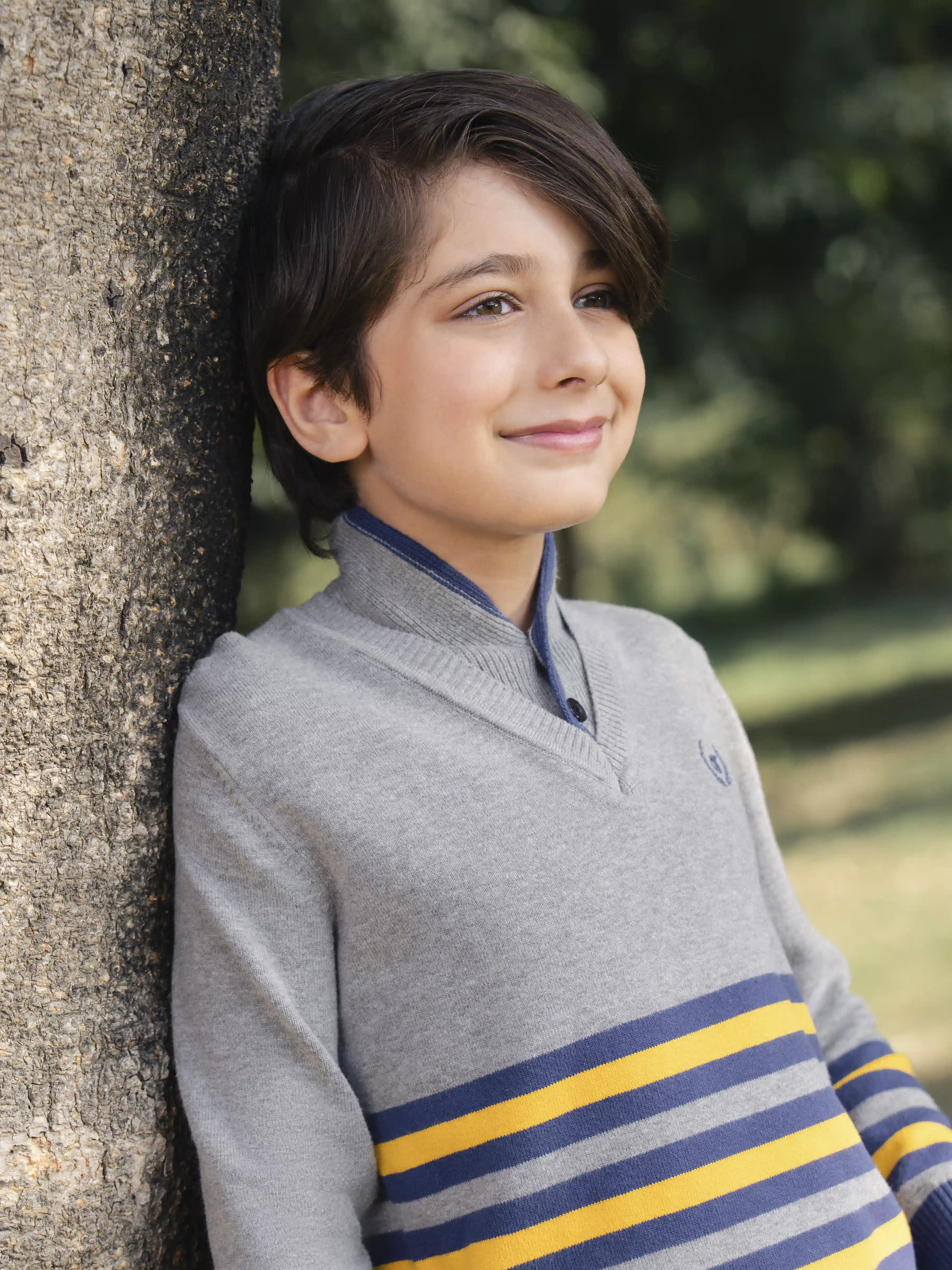 Boy's Grey Sweater - EBTSWT5-004 - Image 2