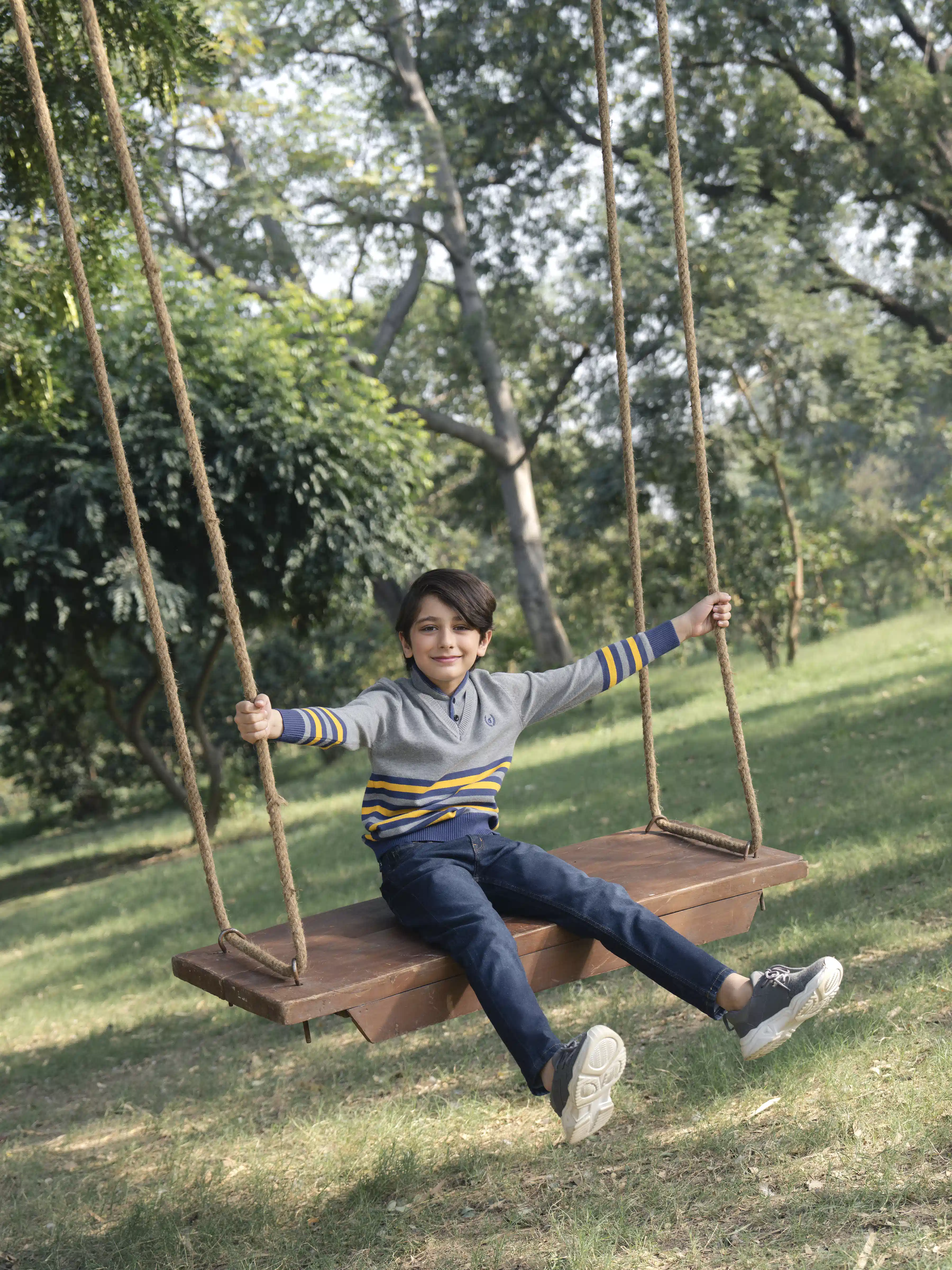 Boy's Grey Sweater - EBTSWT5-004 - Image 5