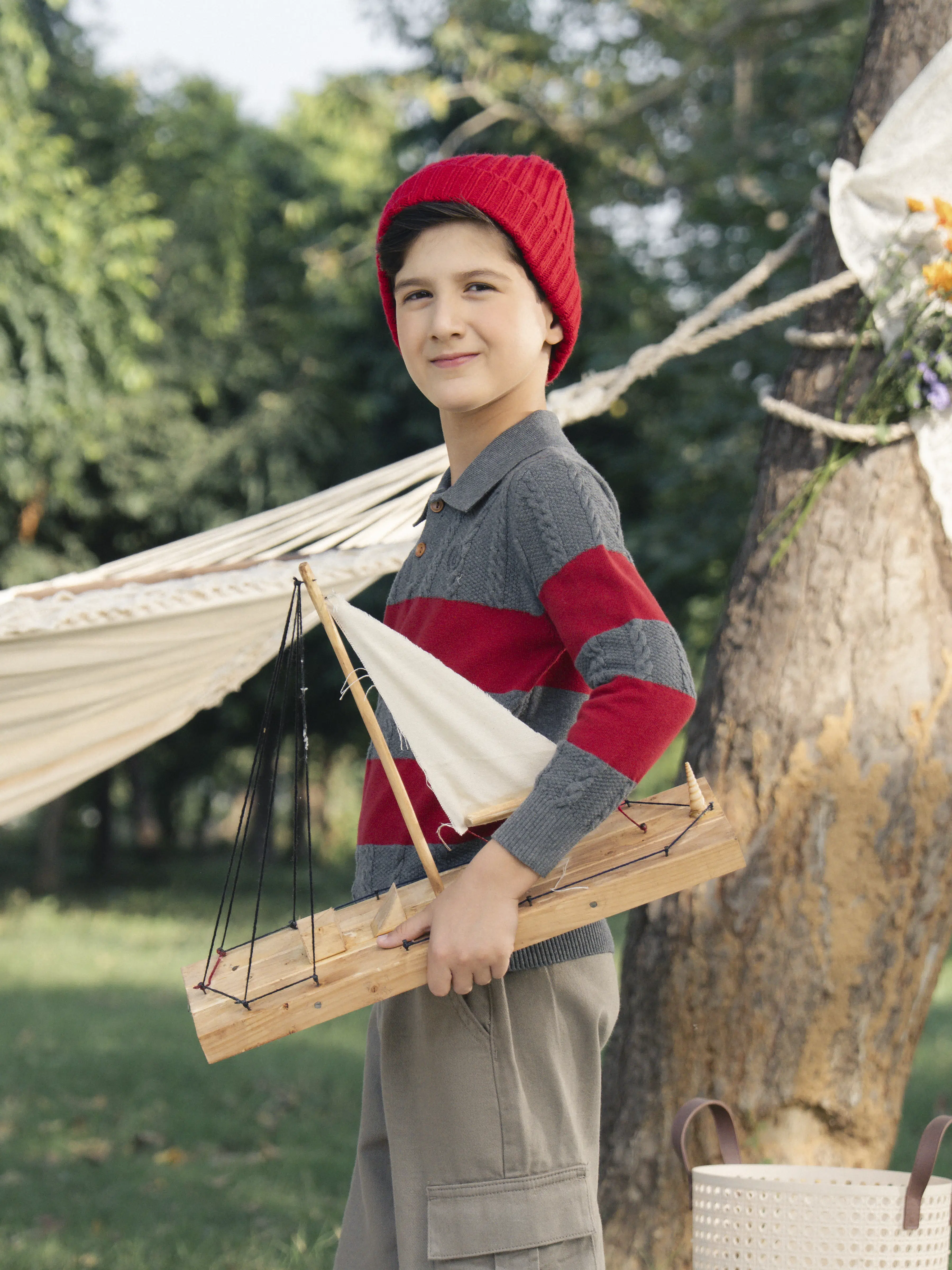 Boy's Grey Sweater - EBTSWT5-009 - Image 4