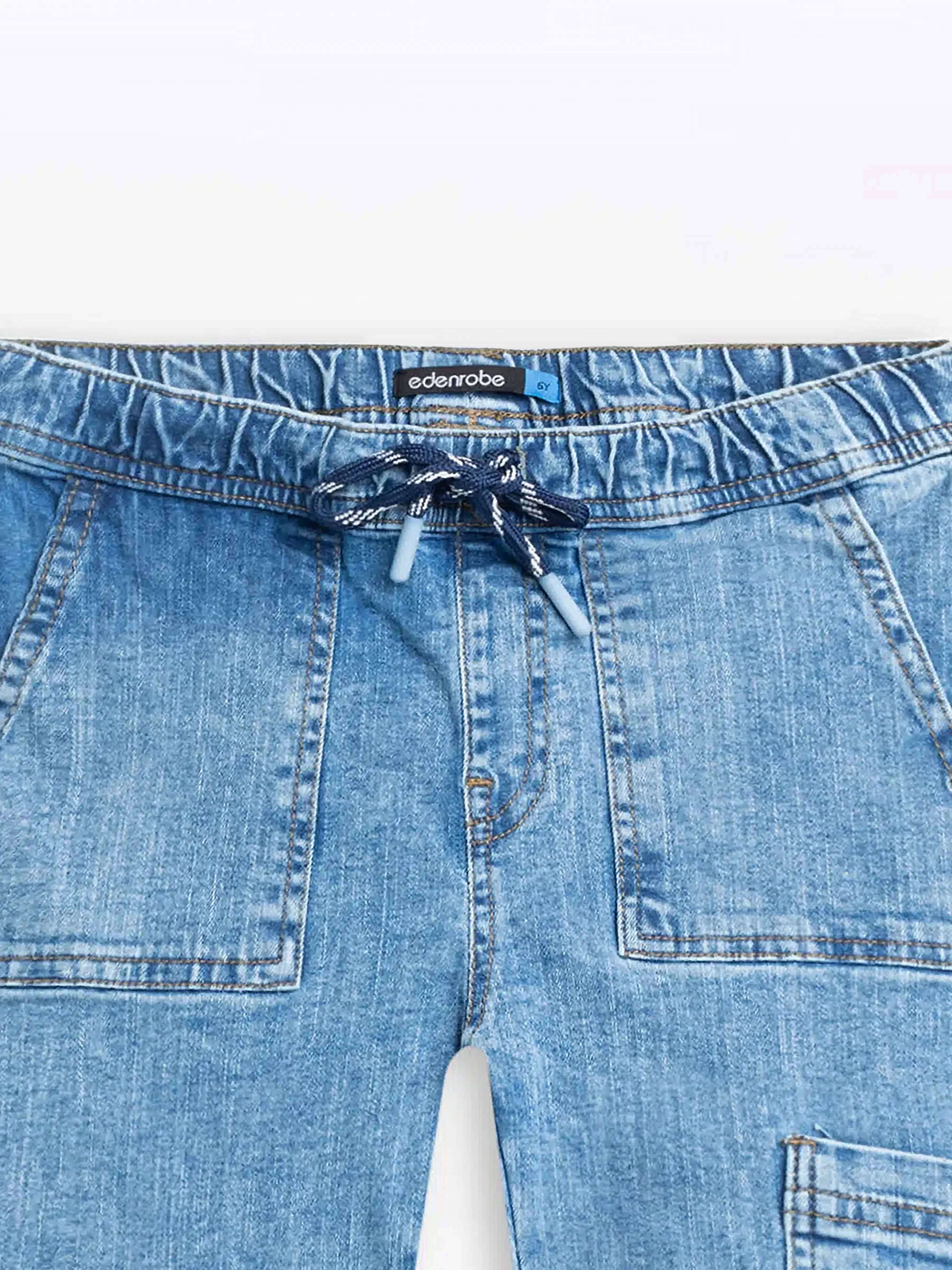 Boy's Ice Blue Denim Pant - EBBDP24-030 - Image 2