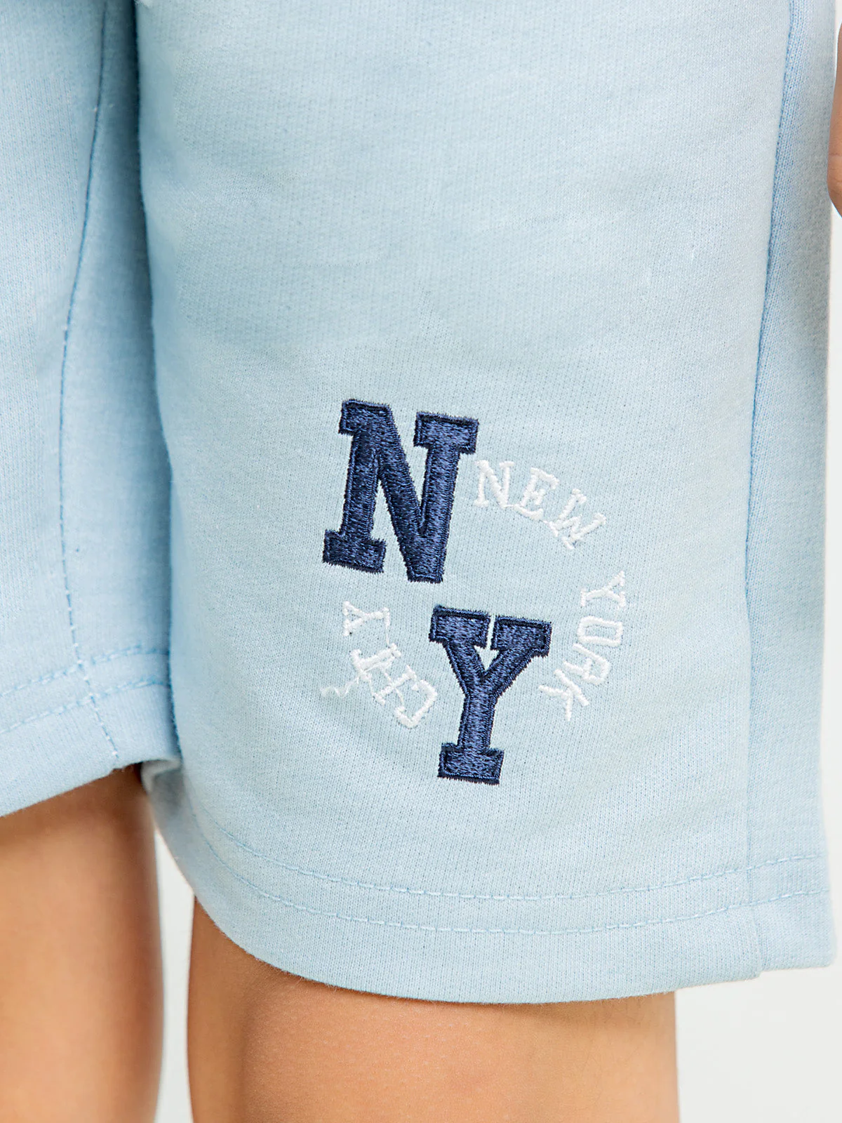 Boy's Ice Blue Shorts - EBBSK24-015 - Image 3