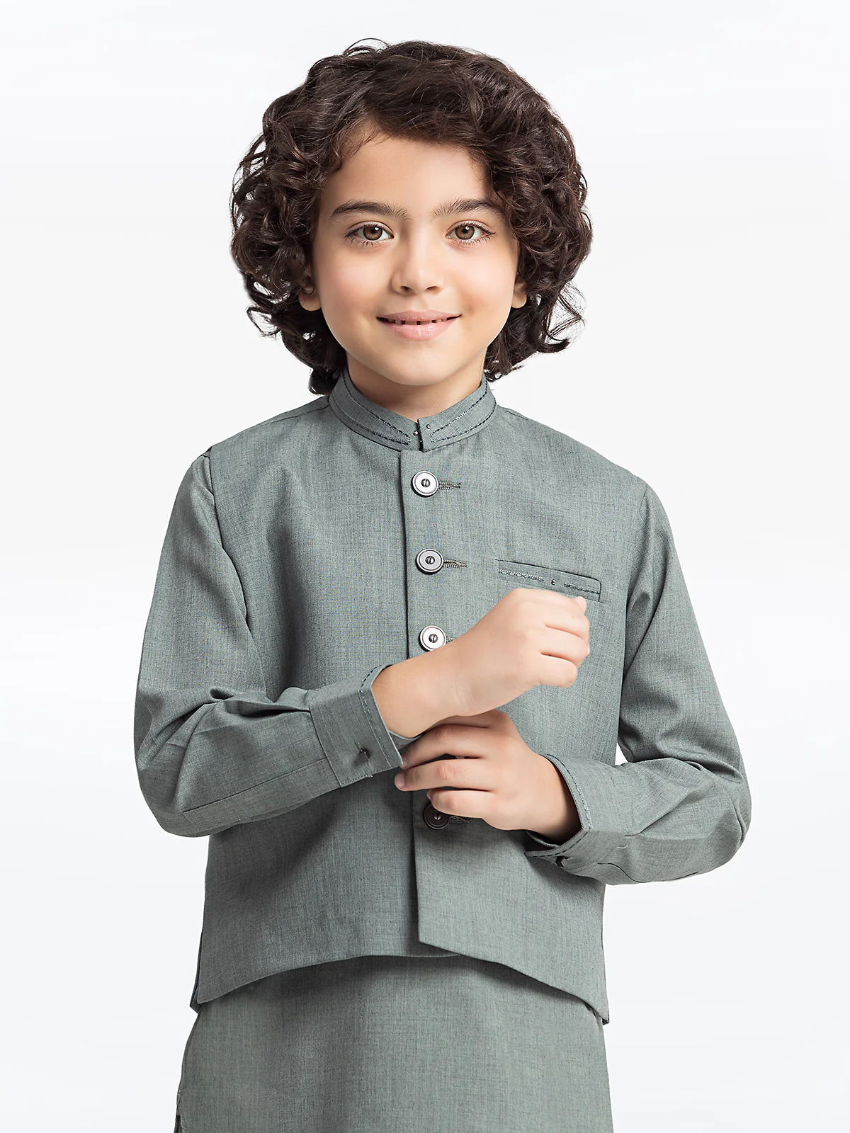 Boy's  Waist Coat Suit - EBTWCS24-25190 - Image 2