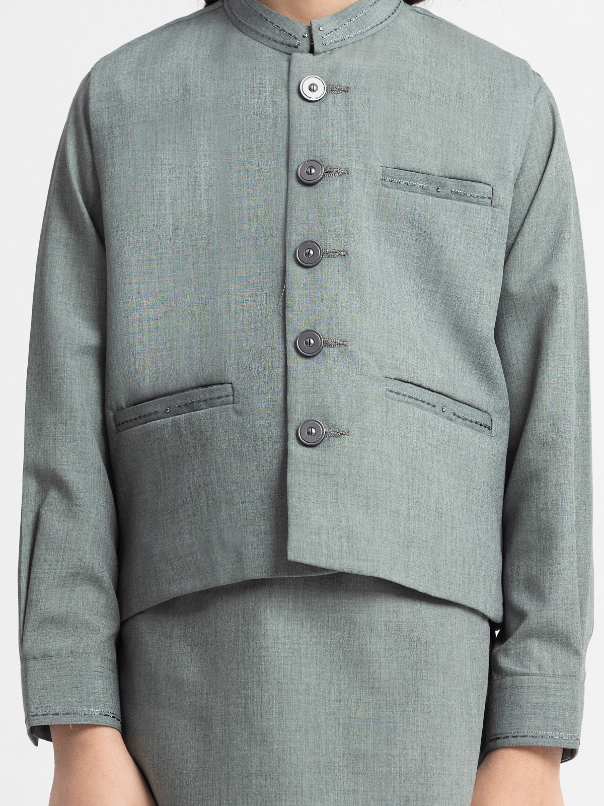 Boy's  Waist Coat Suit - EBTWCS24-25190 - Image 3