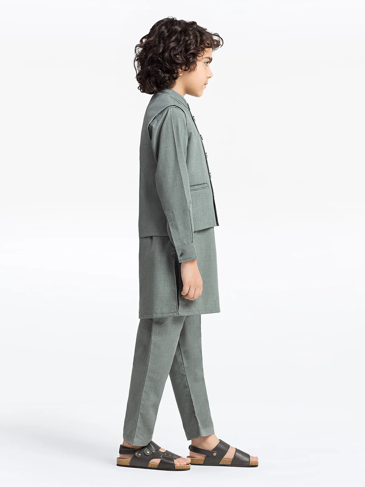 Boy's  Waist Coat Suit - EBTWCS24-25190 - Image 4