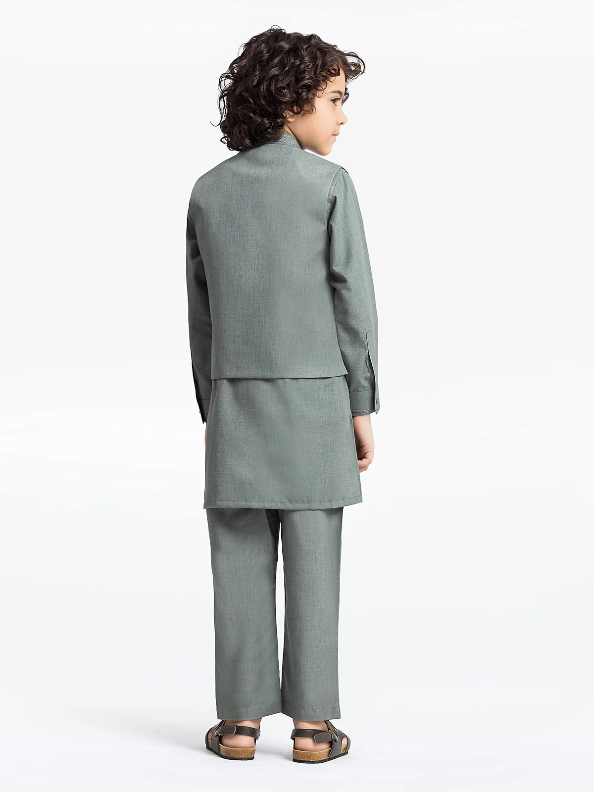 Boy's  Waist Coat Suit - EBTWCS24-25190 - Image 5
