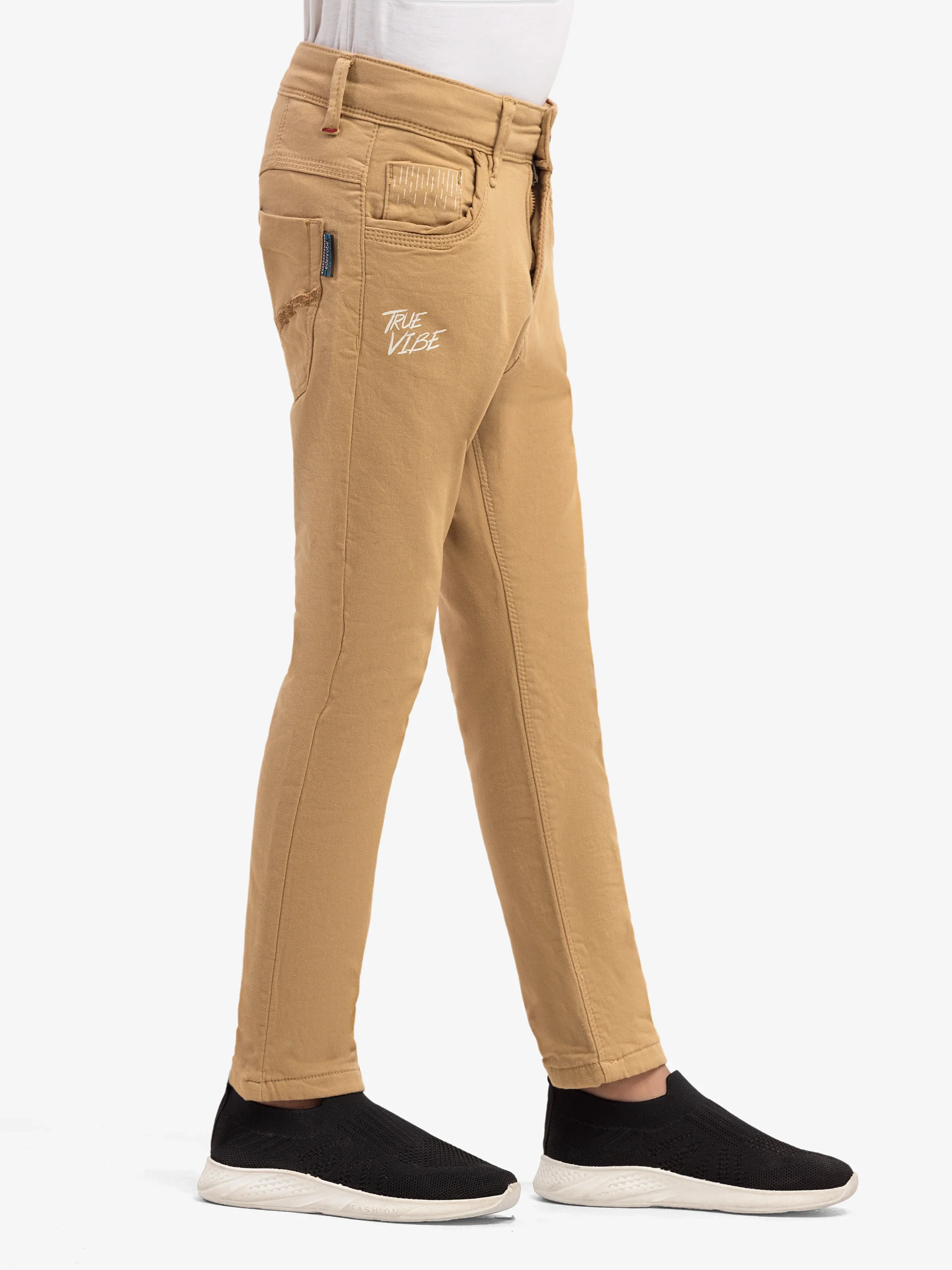 Boy's Khaki Chino Pant - EBBCP5-002 - Image 2