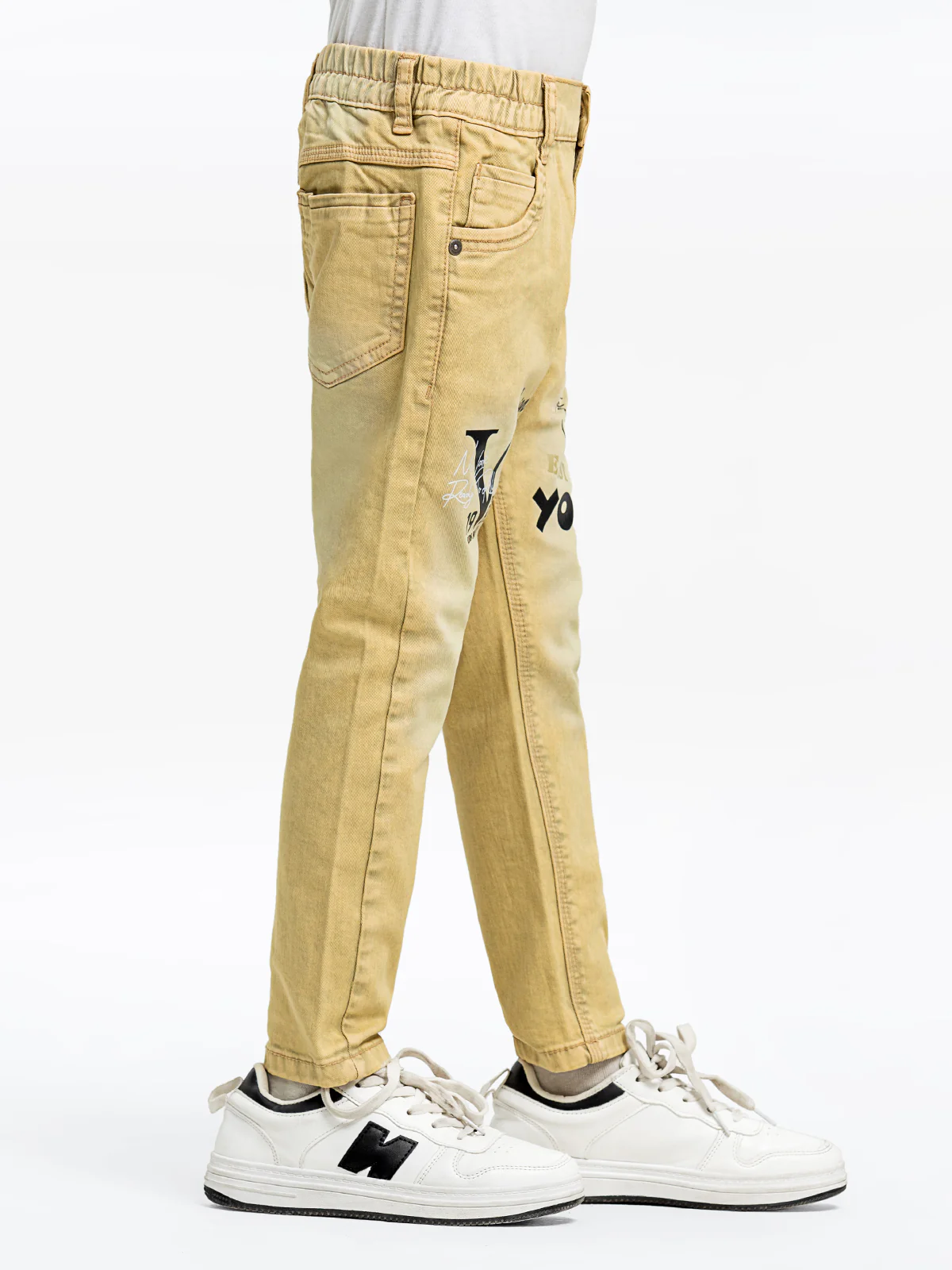 Boy's Khaki Jeans - EBBDP23-003 - Image 3