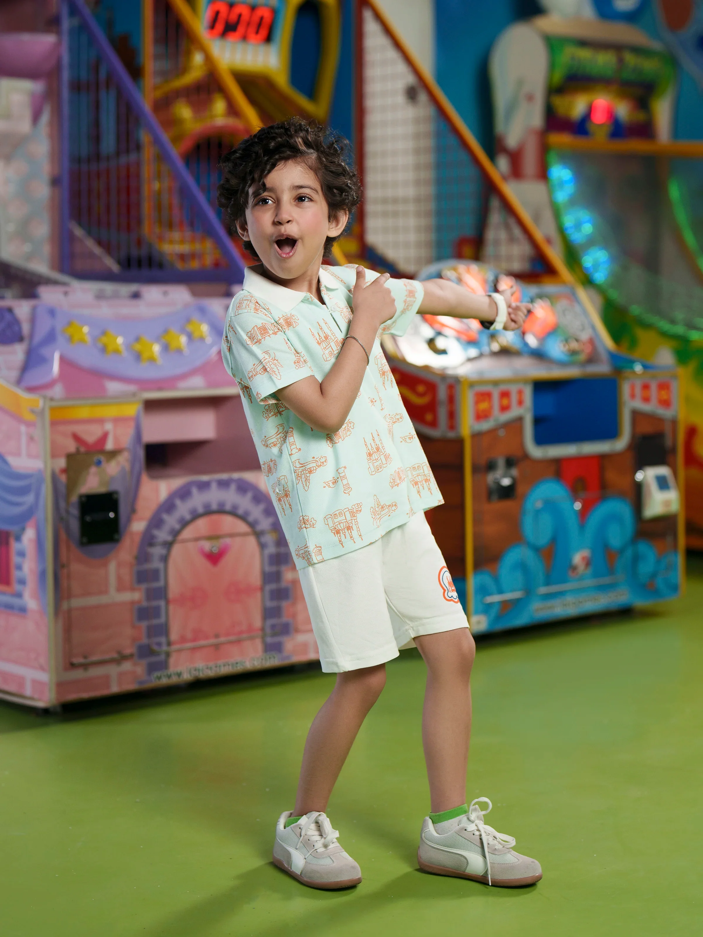 Boy's Light Aqua Co Ord Set - EBTCS6-020 - Image 4