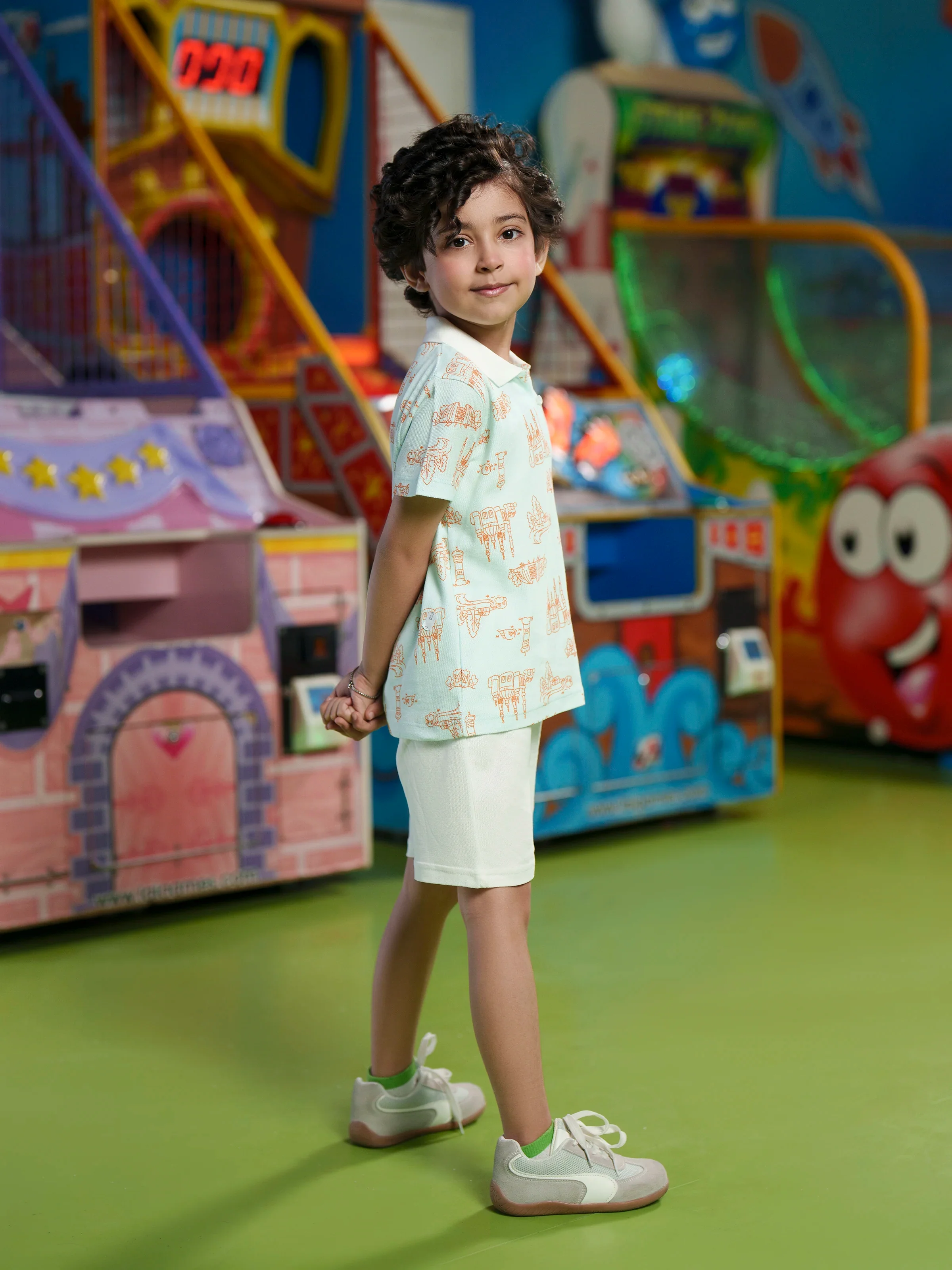 Boy's Light Aqua Co Ord Set - EBTCS6-020 - Image 5