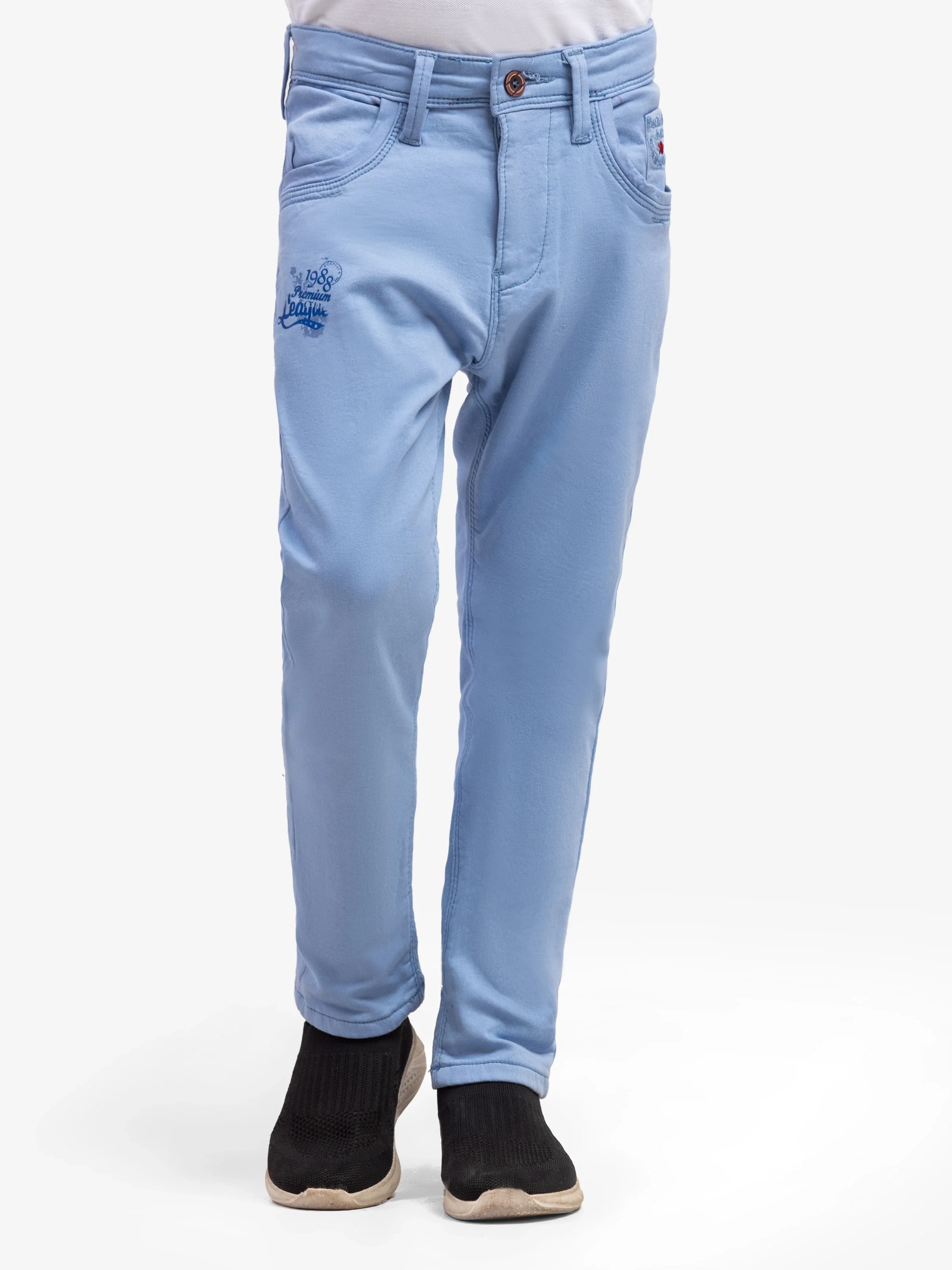 Boy's Light Blue Chino Pant - EBBCP5-003