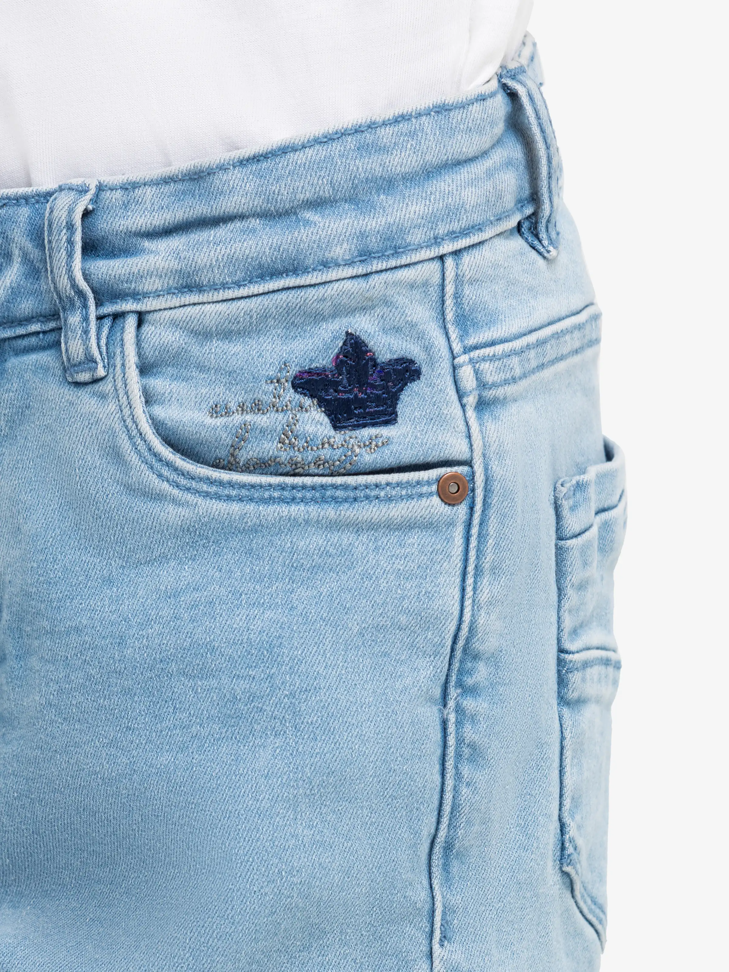 Boy's Light Blue Denim Pant - EBBDP5-003 - Image 3
