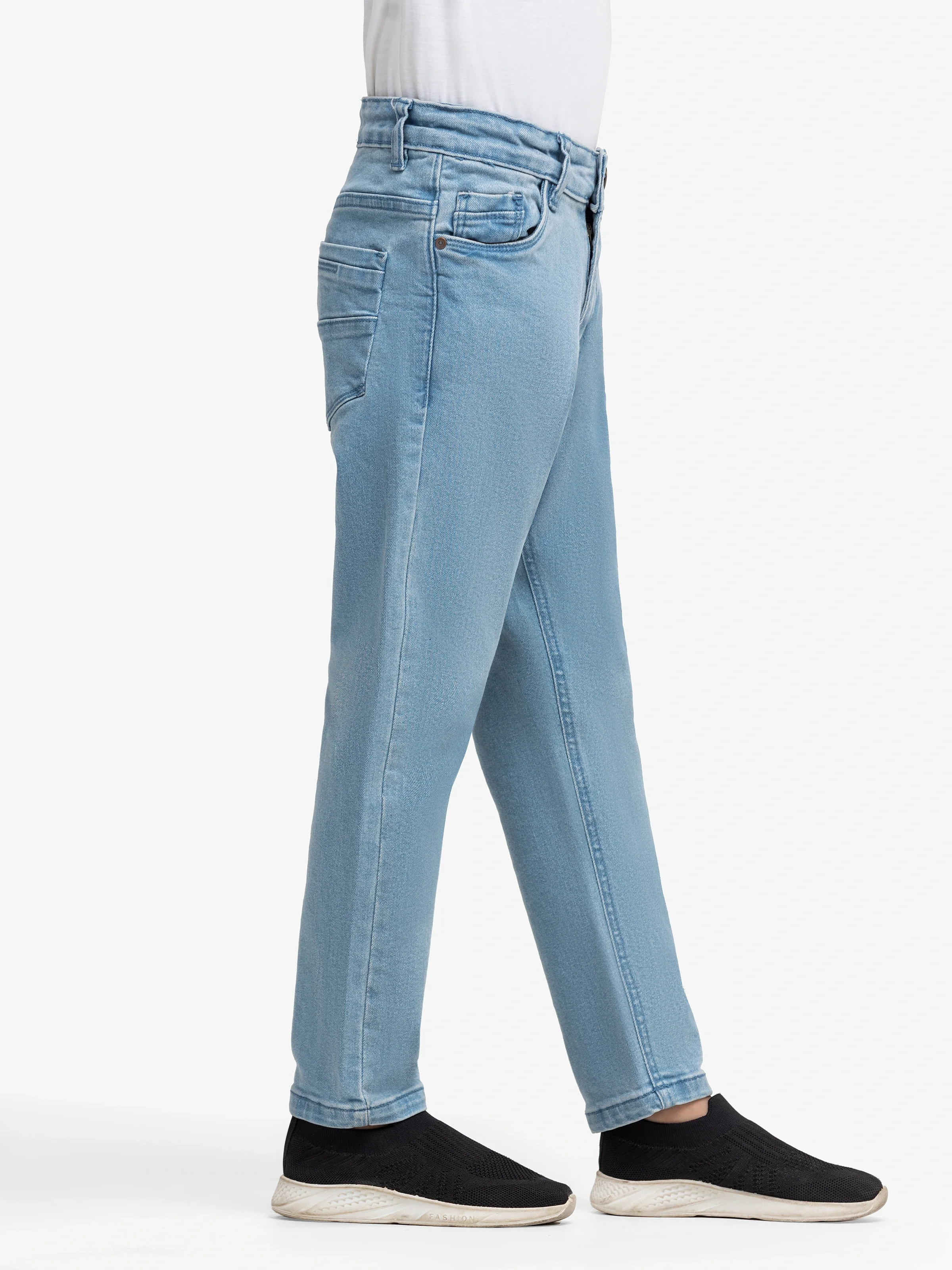 Boy's Light Blue Denim Pant - EBBDP5-003 - Image 4