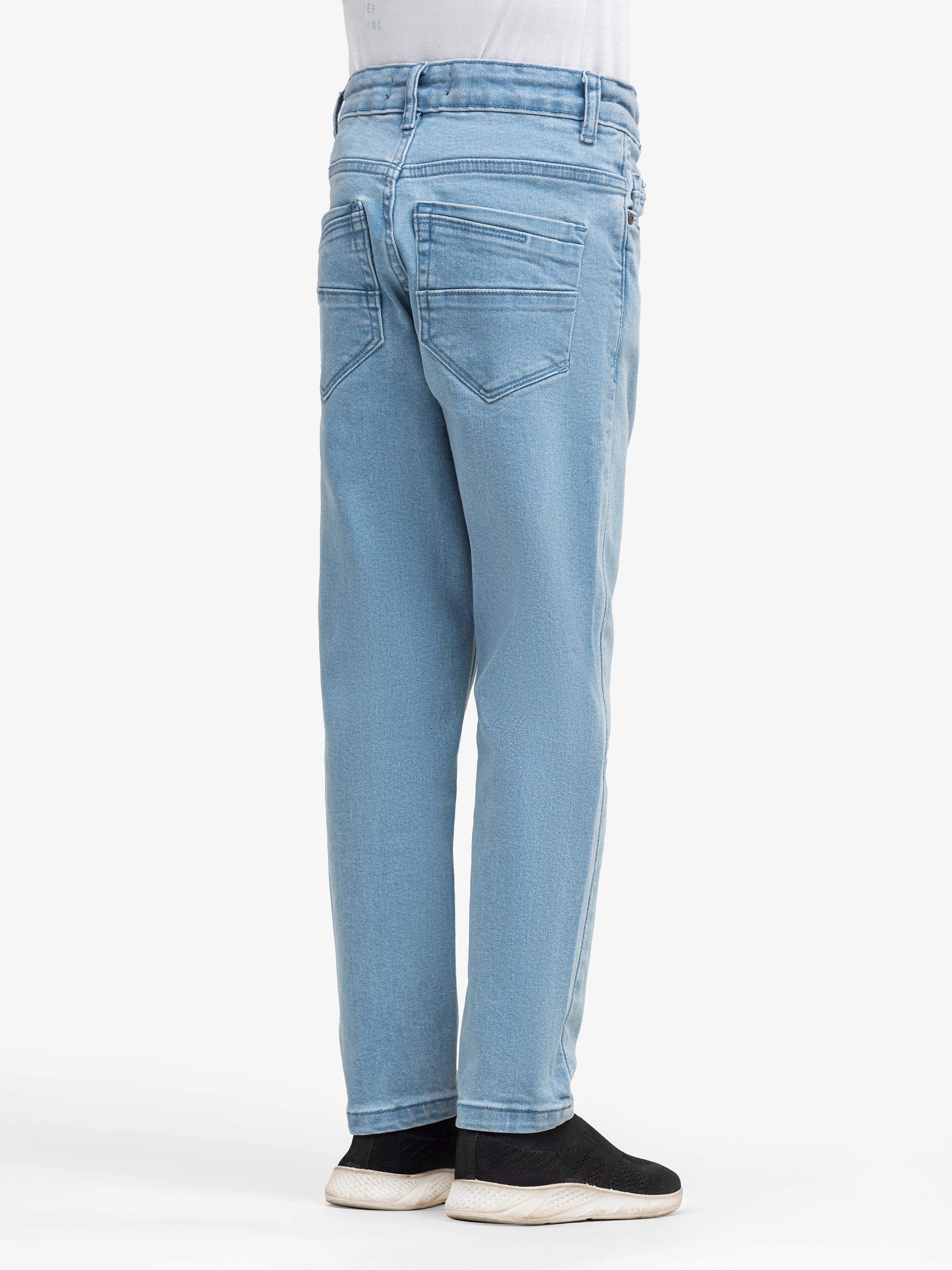 Boy's Light Blue Denim Pant - EBBDP5-003 - Image 5