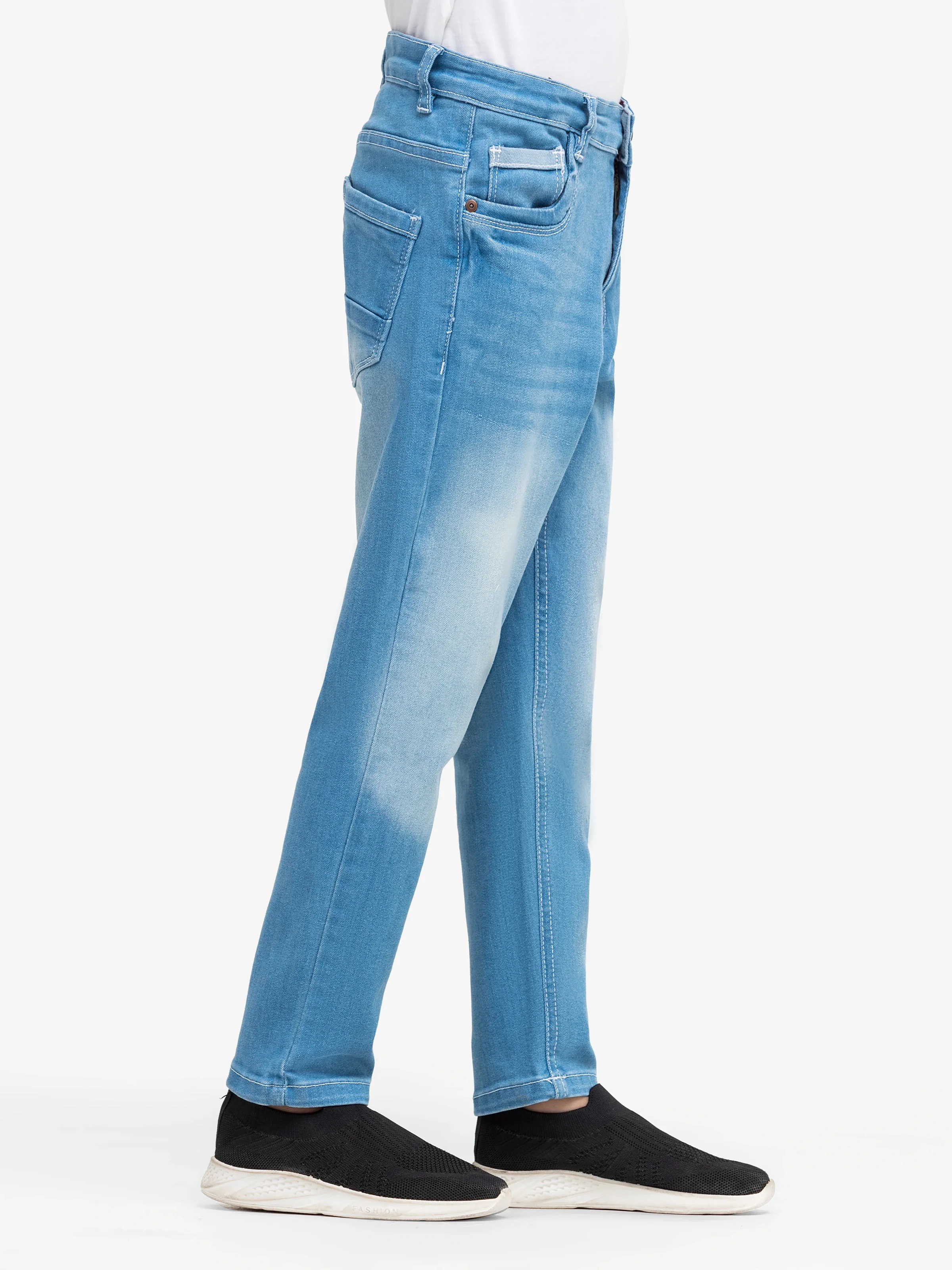 Boy's Light Blue Denim Pant - EBBDP5-005 - Image 3