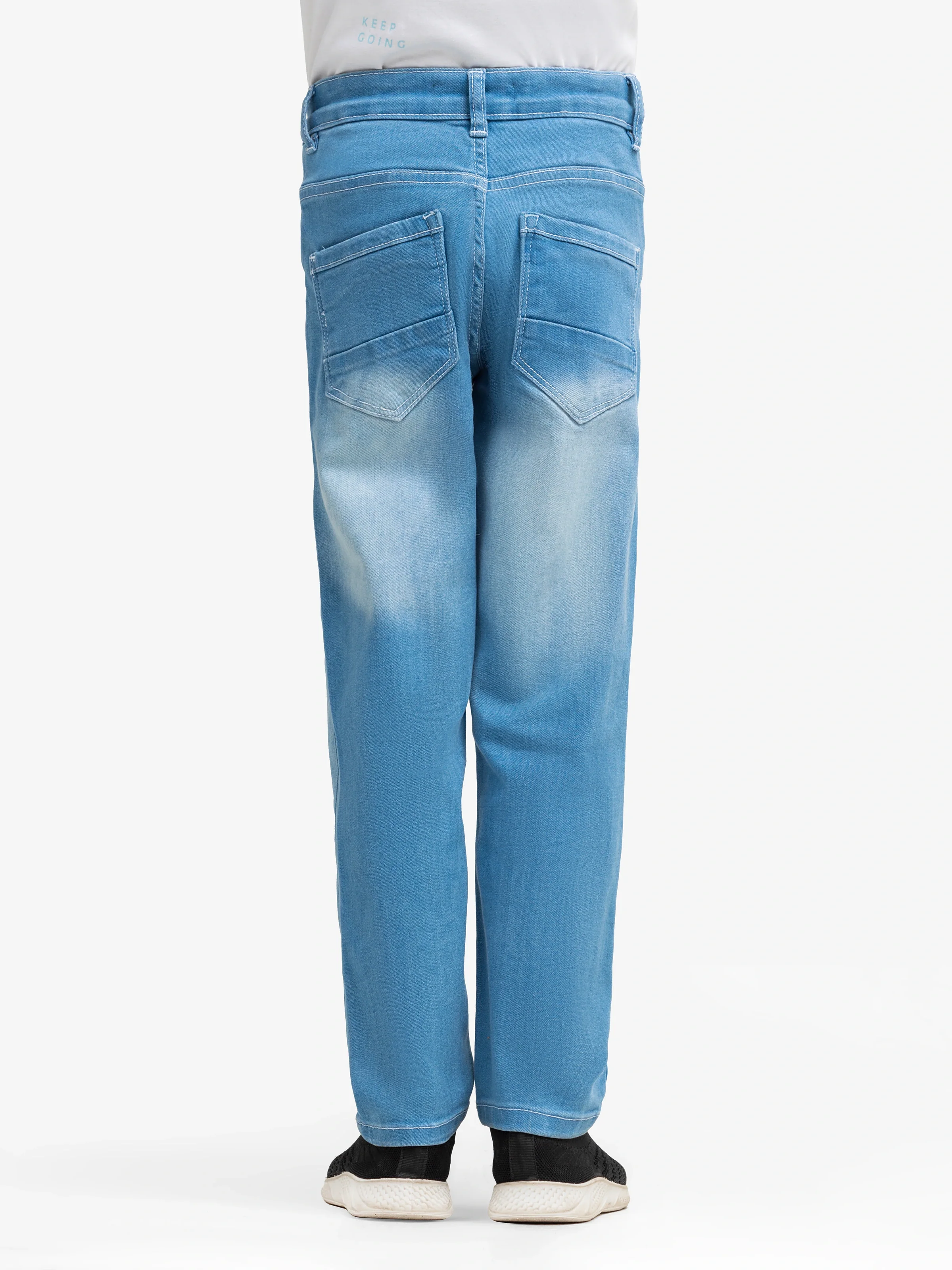 Boy's Light Blue Denim Pant - EBBDP5-005 - Image 6