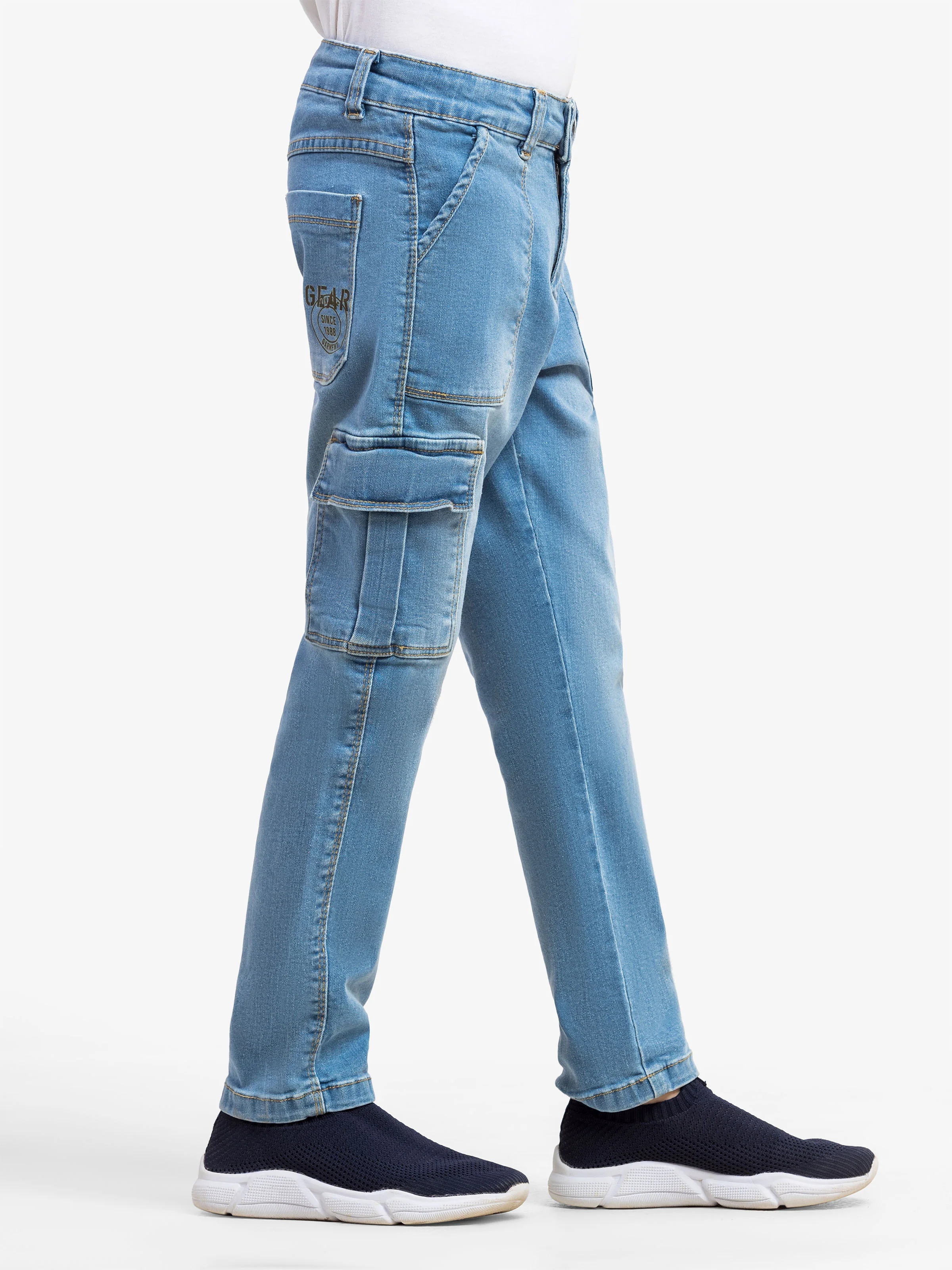 Boy's Light Blue Denim Pant - EBBDP5-048 - Image 2