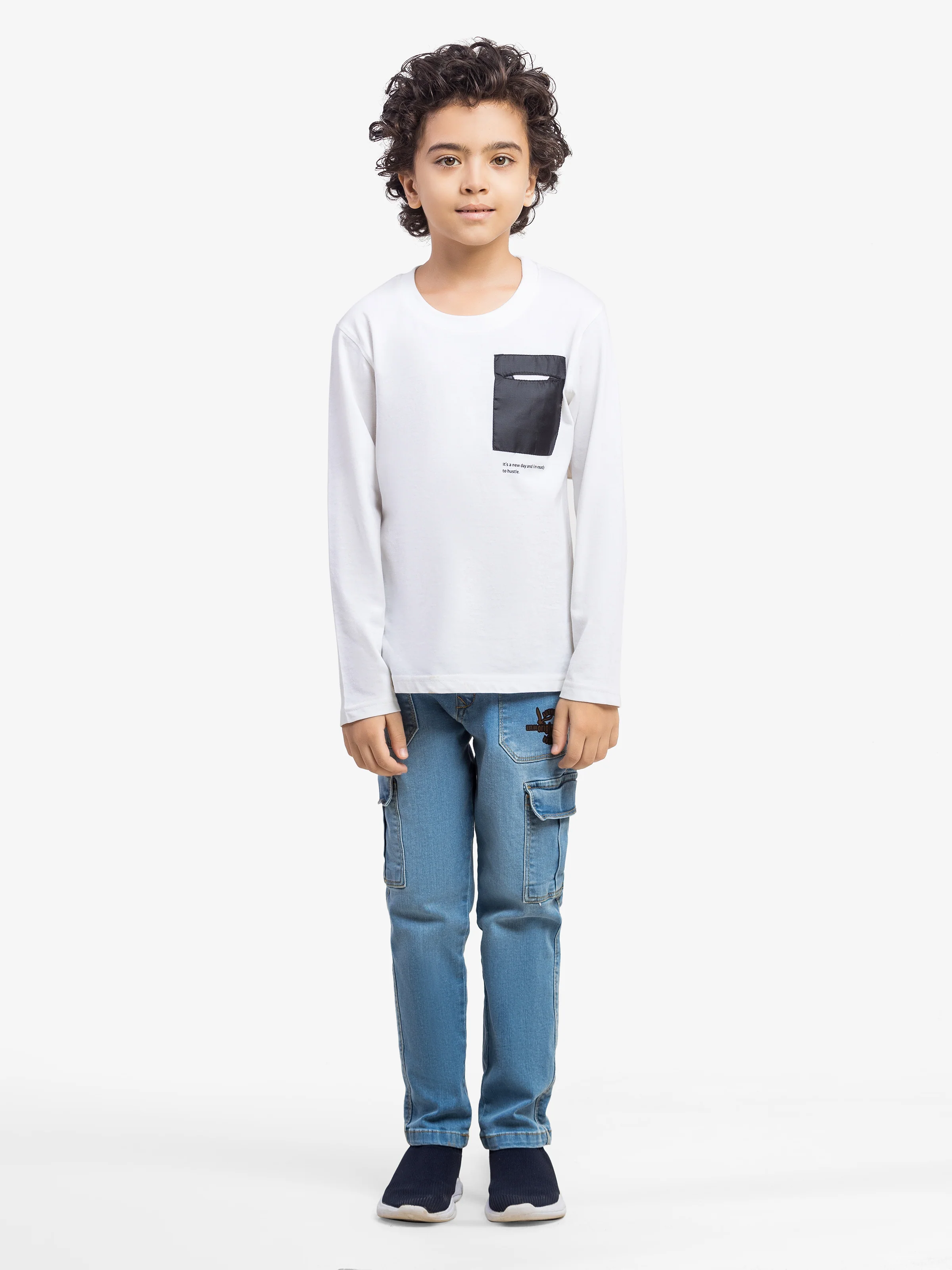 Boy's Light Blue Denim Pant - EBBDP5-048 - Image 3