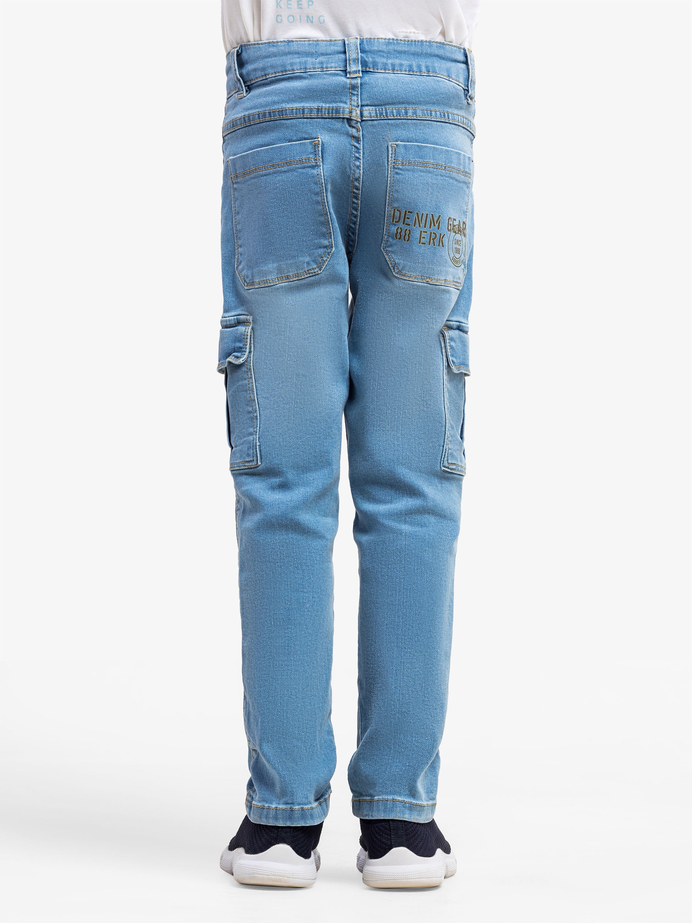 Boy's Light Blue Denim Pant - EBBDP5-048 - Image 6