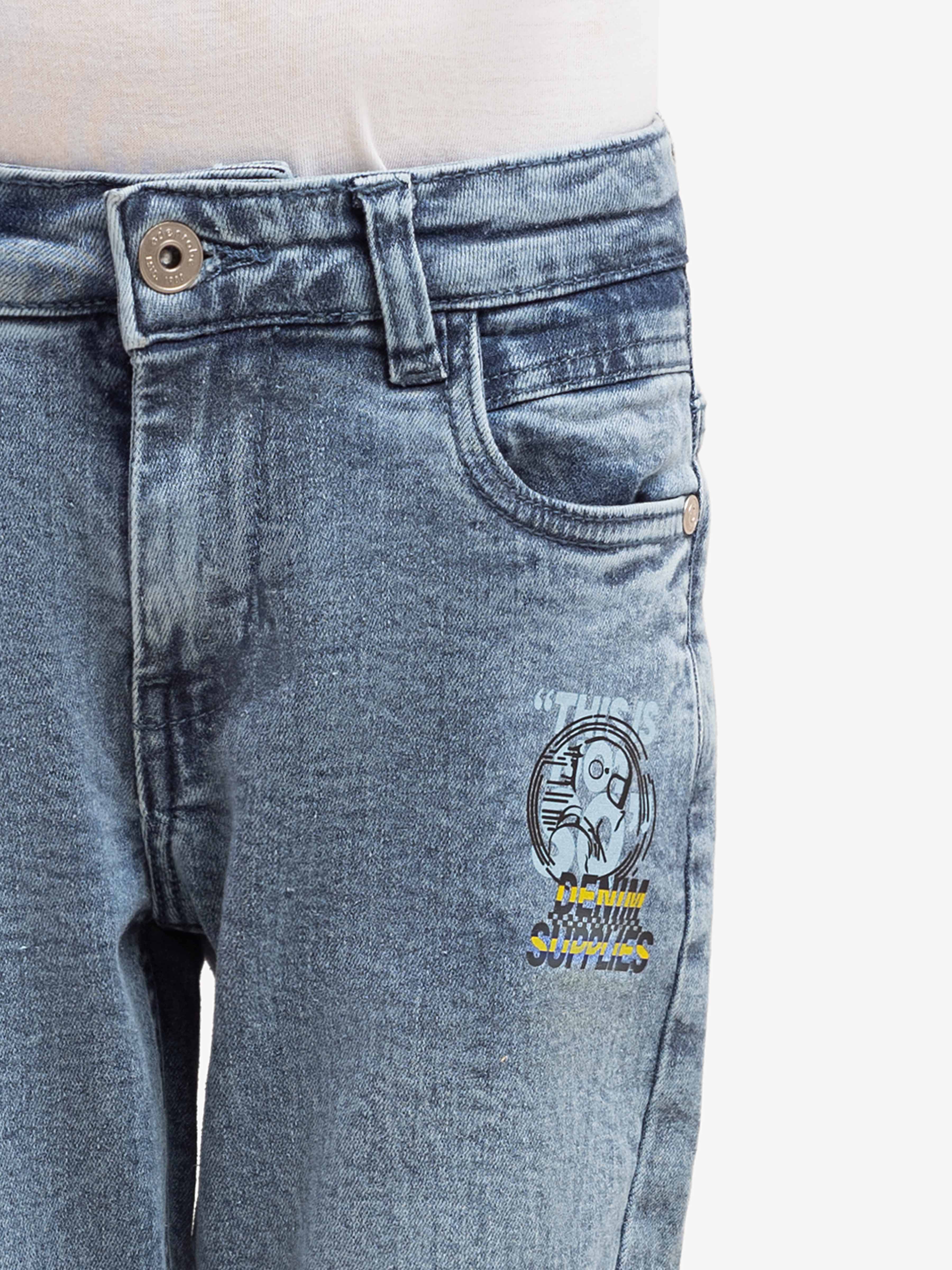 Boy's Light Blue Denim Pant - EBBDP5-051 - Image 5