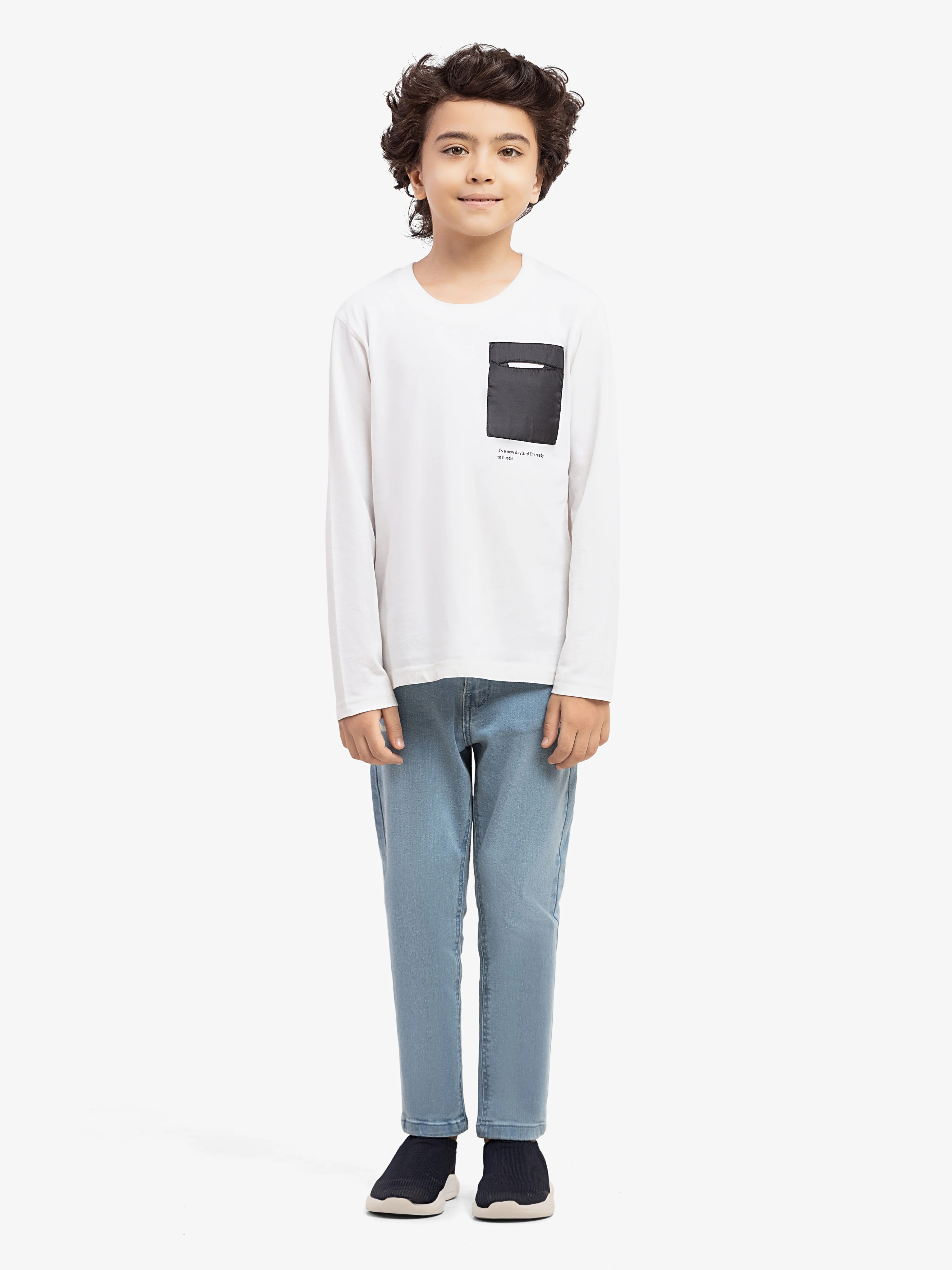 Boy's Light Blue Denim Pant - EBBDP5-052 - Image 2