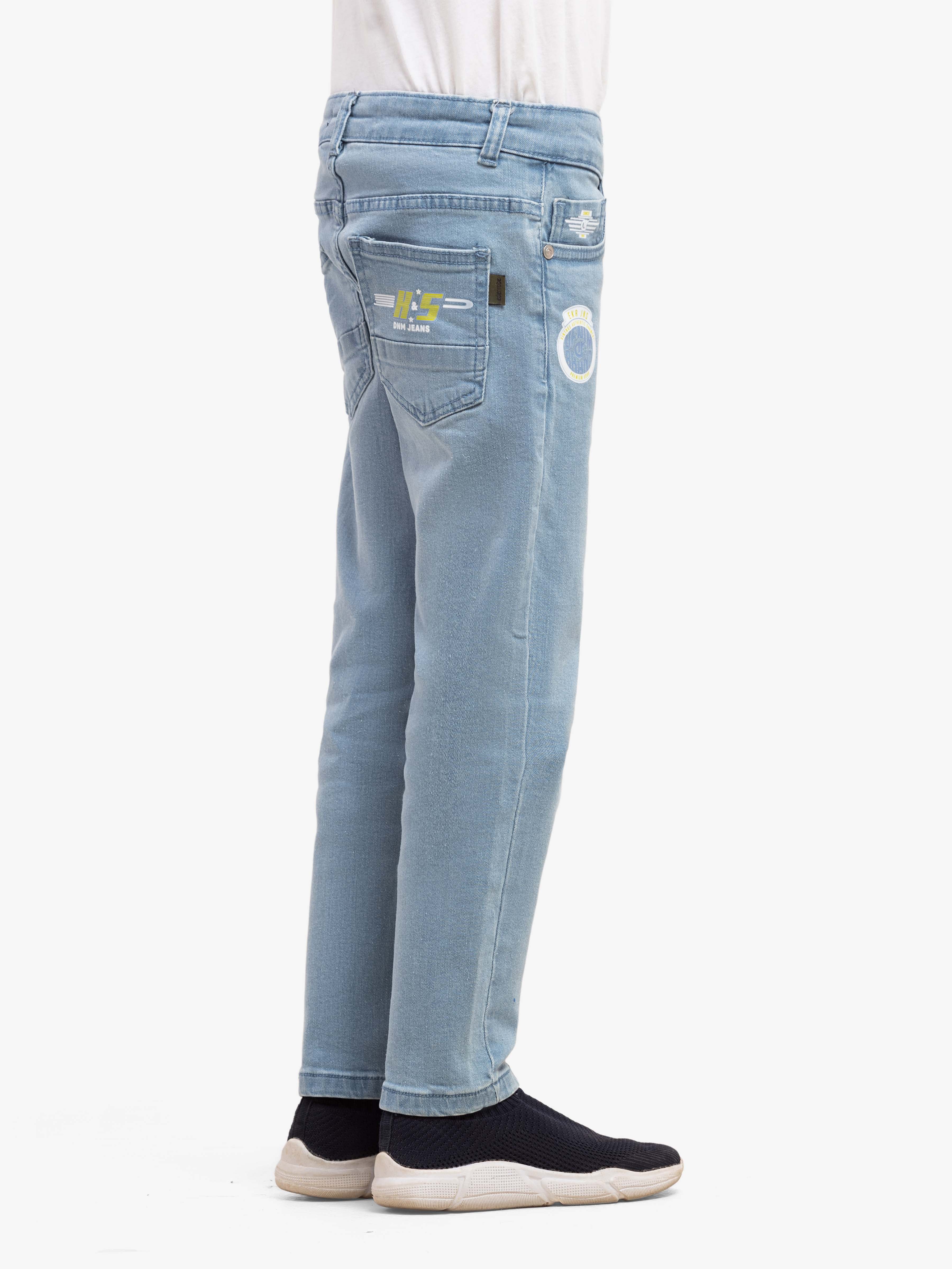 Boy's Light Blue Denim Pant - EBBDP5-052 - Image 5