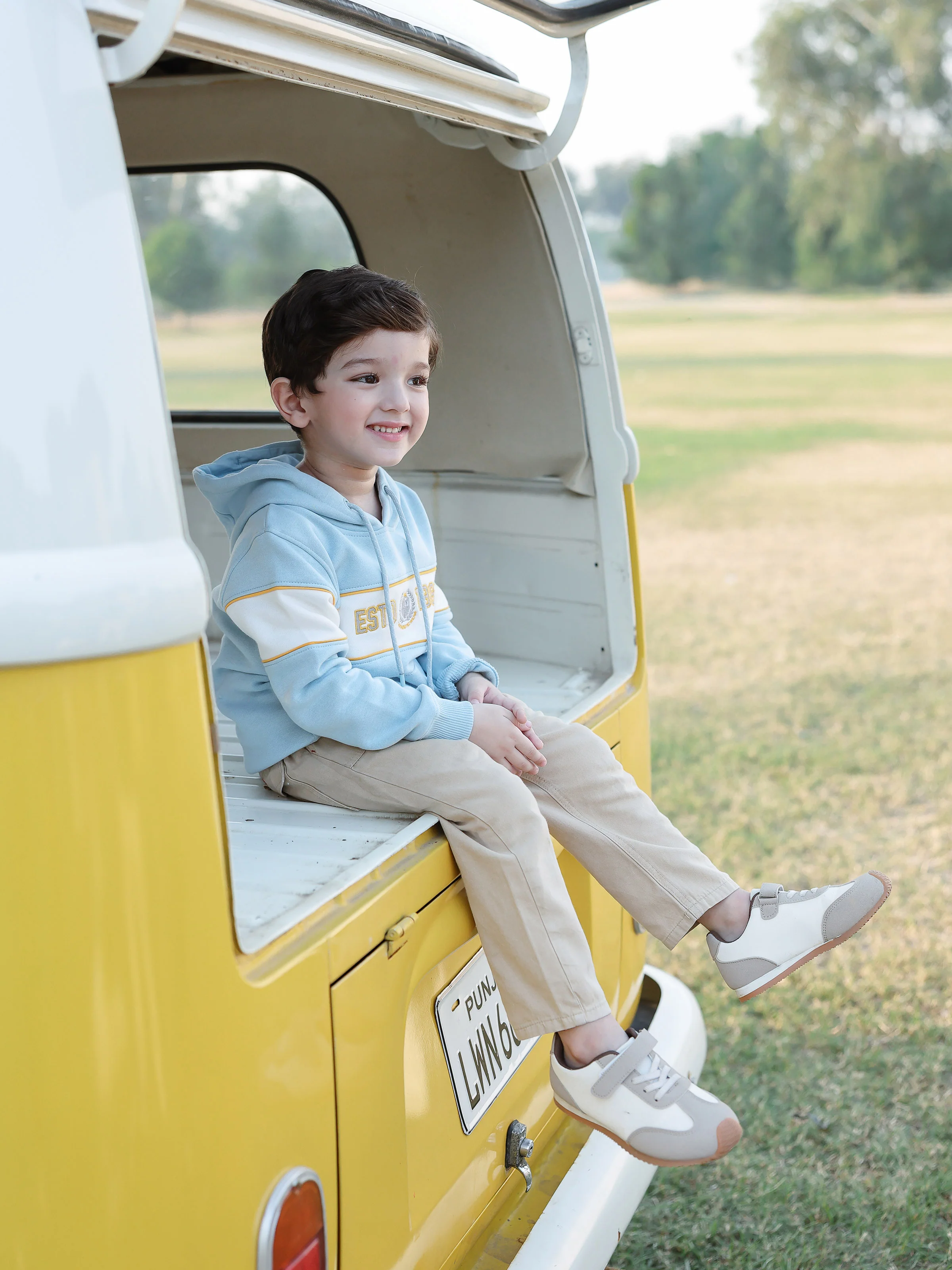 Boy's Light Blue Hoodie - EBTH5-019 - Image 6