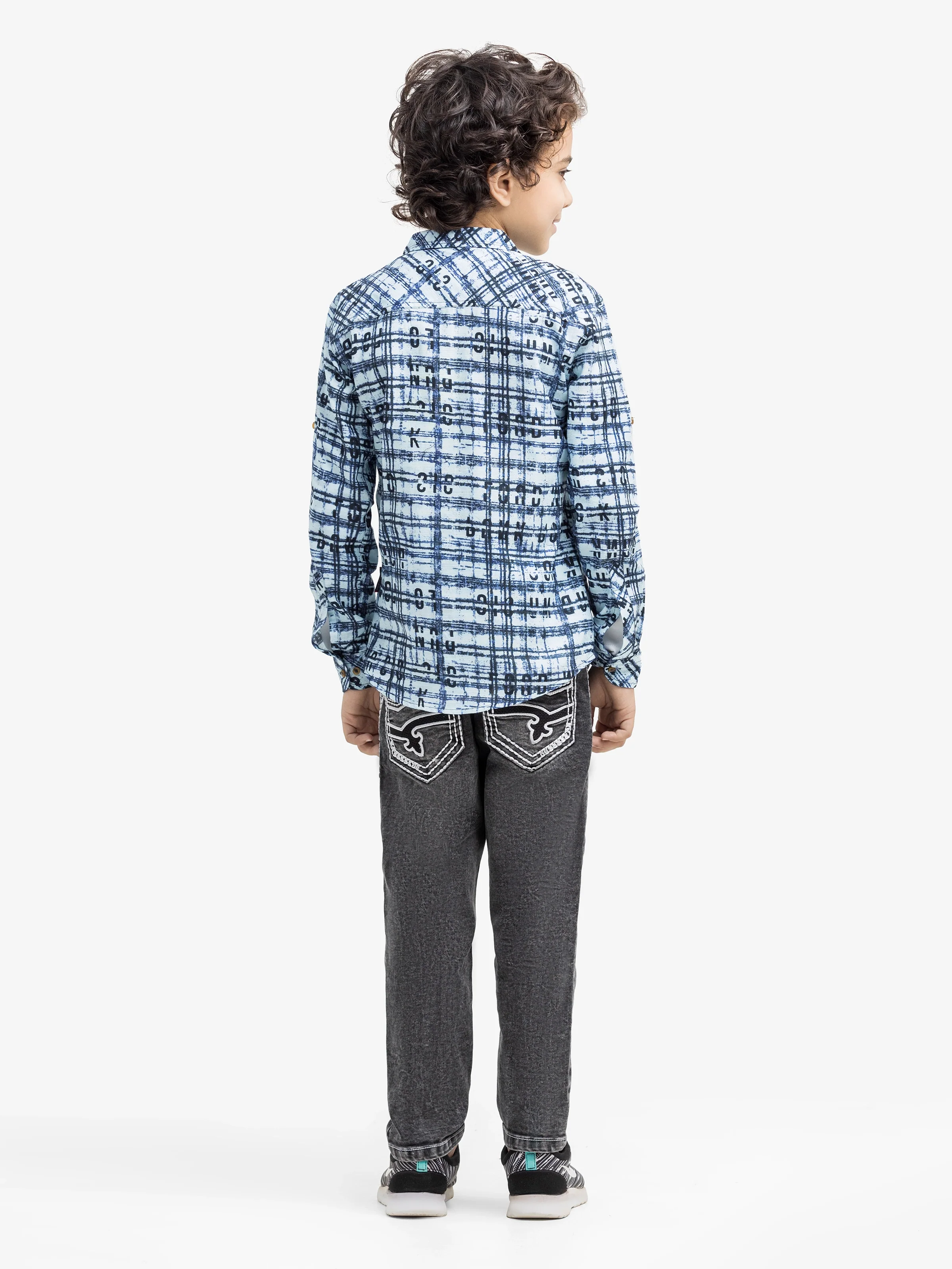 Boy's Light Blue Shirt - EBTS5-27597 - Image 5