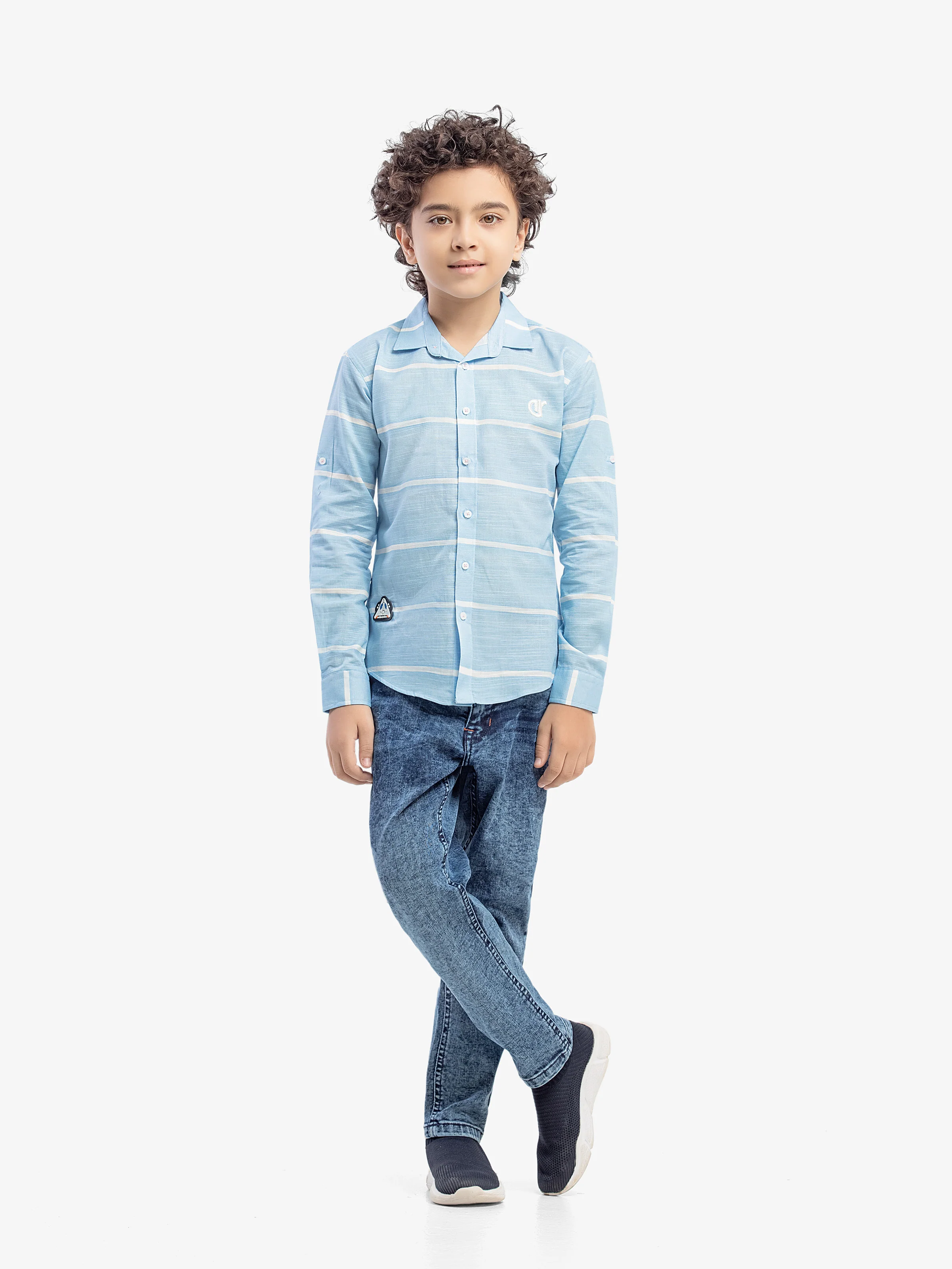 Boy's Light Blue Shirt - EBTS5-27617 - Image 2