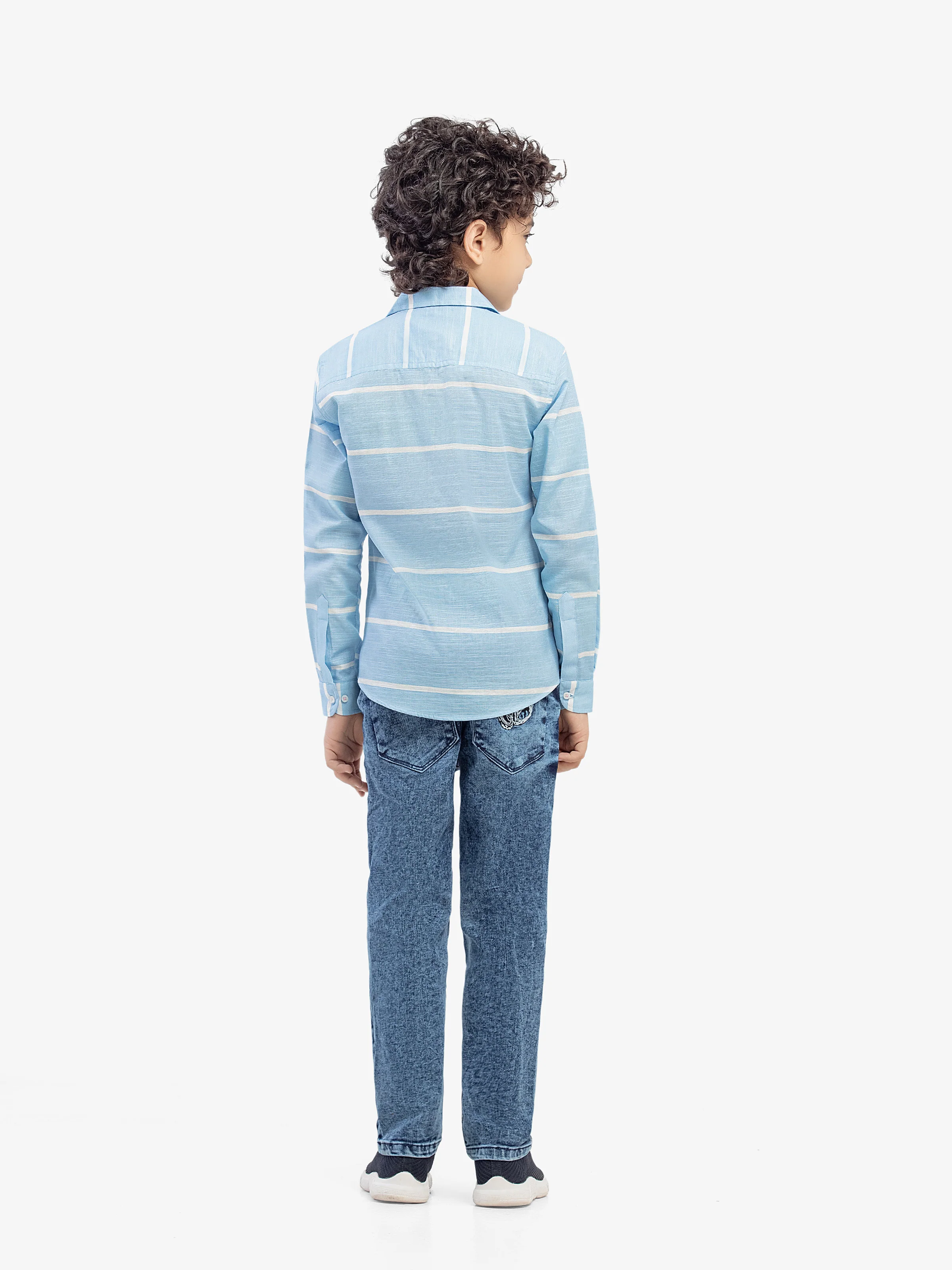 Boy's Light Blue Shirt - EBTS5-27617 - Image 6