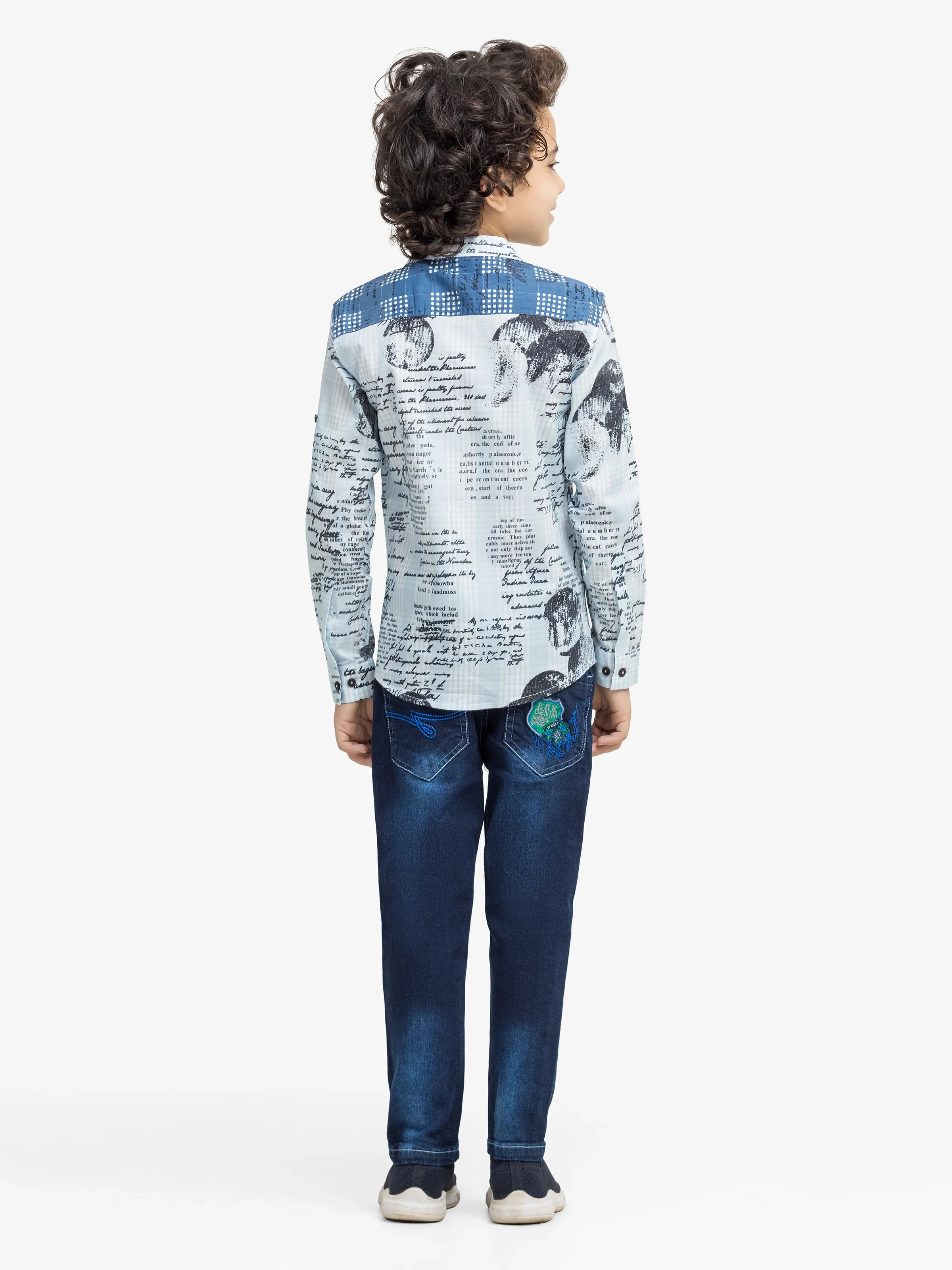 Boy's Light Blue Shirt - EBTS5-27626 - Image 5