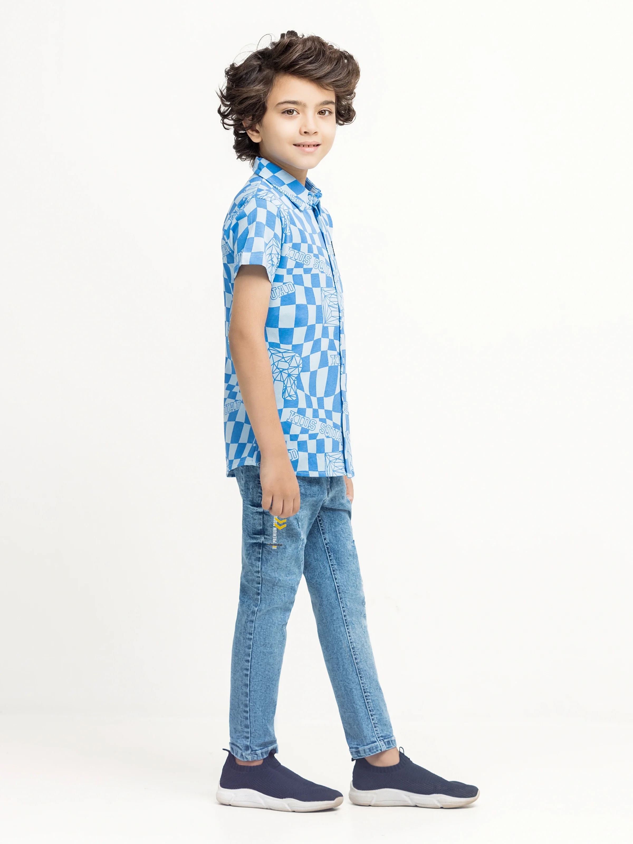 Boy's Light Blue Shirt - EBTS5-27630 - Image 3