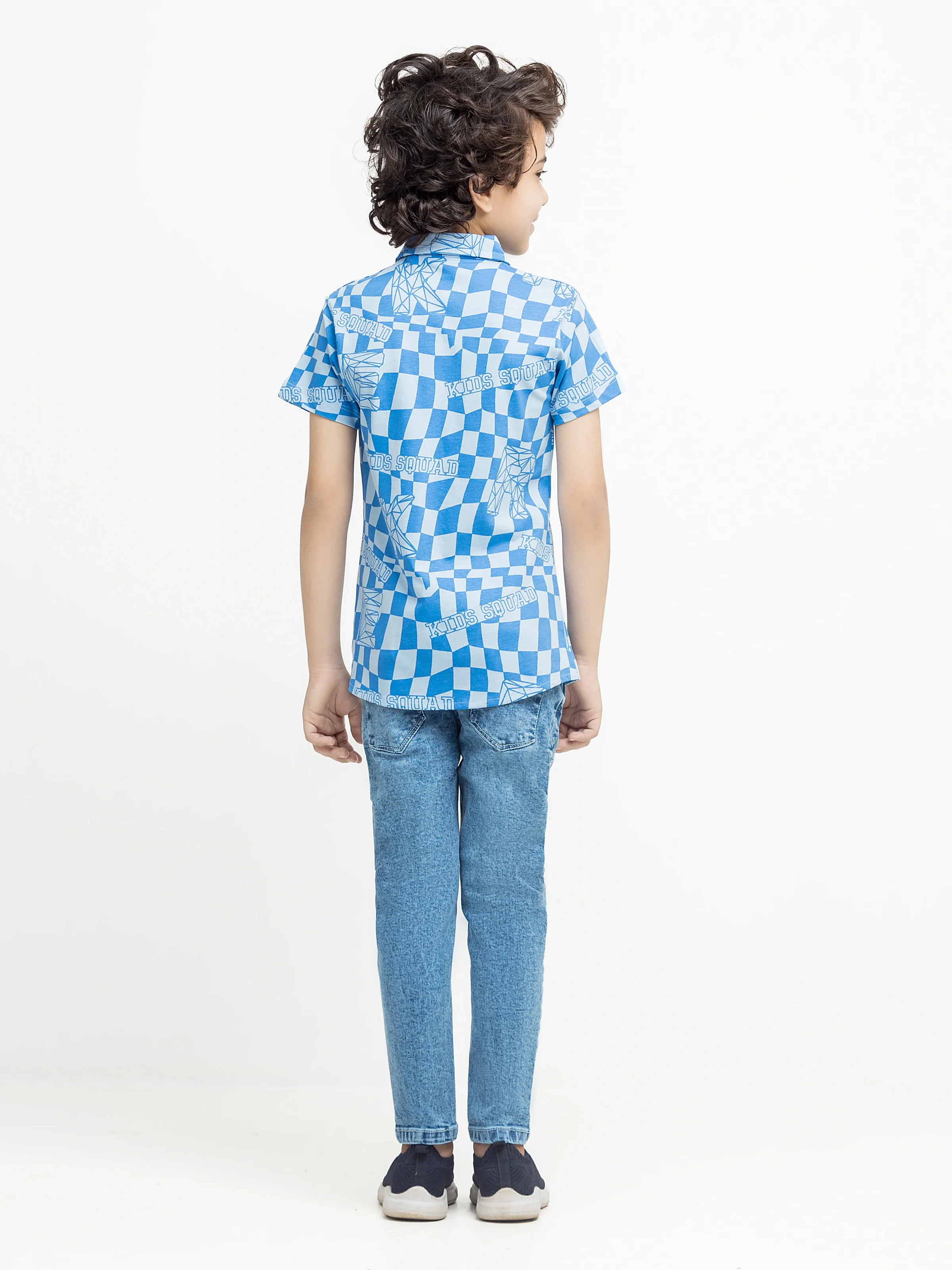 Boy's Light Blue Shirt - EBTS5-27630 - Image 4