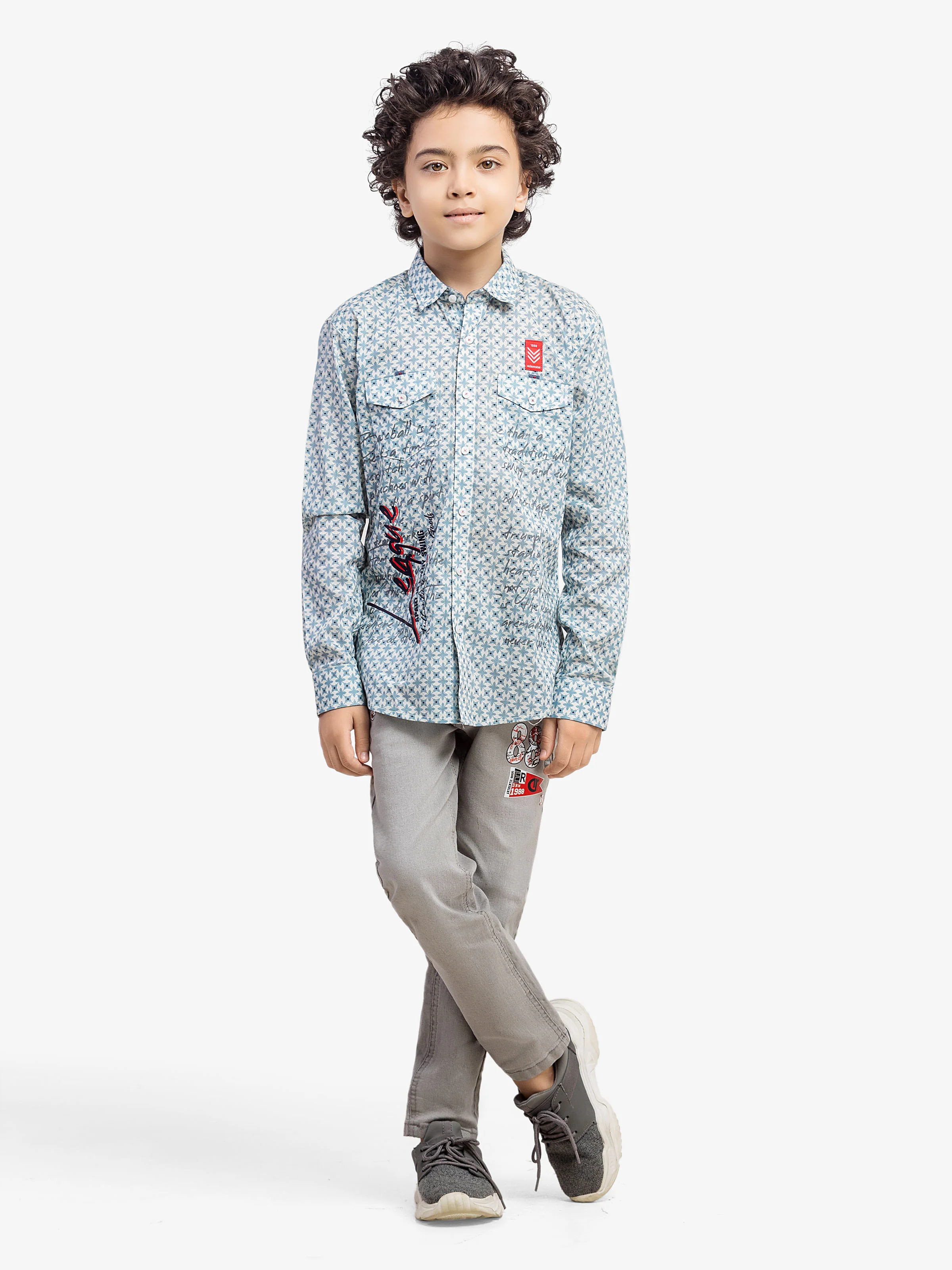 Boy's Light Blue Shirt - EBTSF5-27659 - Image 2