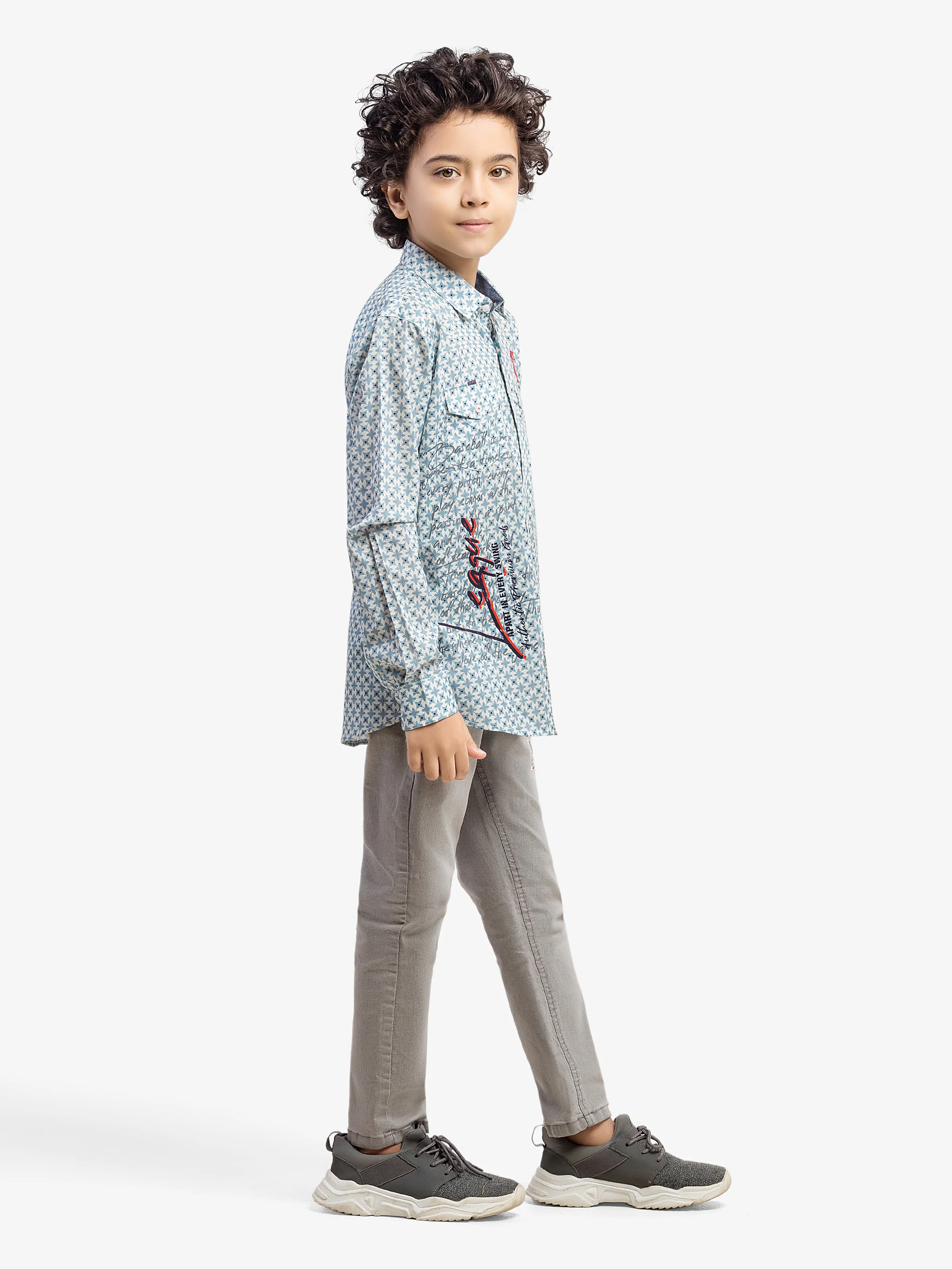 Boy's Light Blue Shirt - EBTSF5-27659 - Image 5