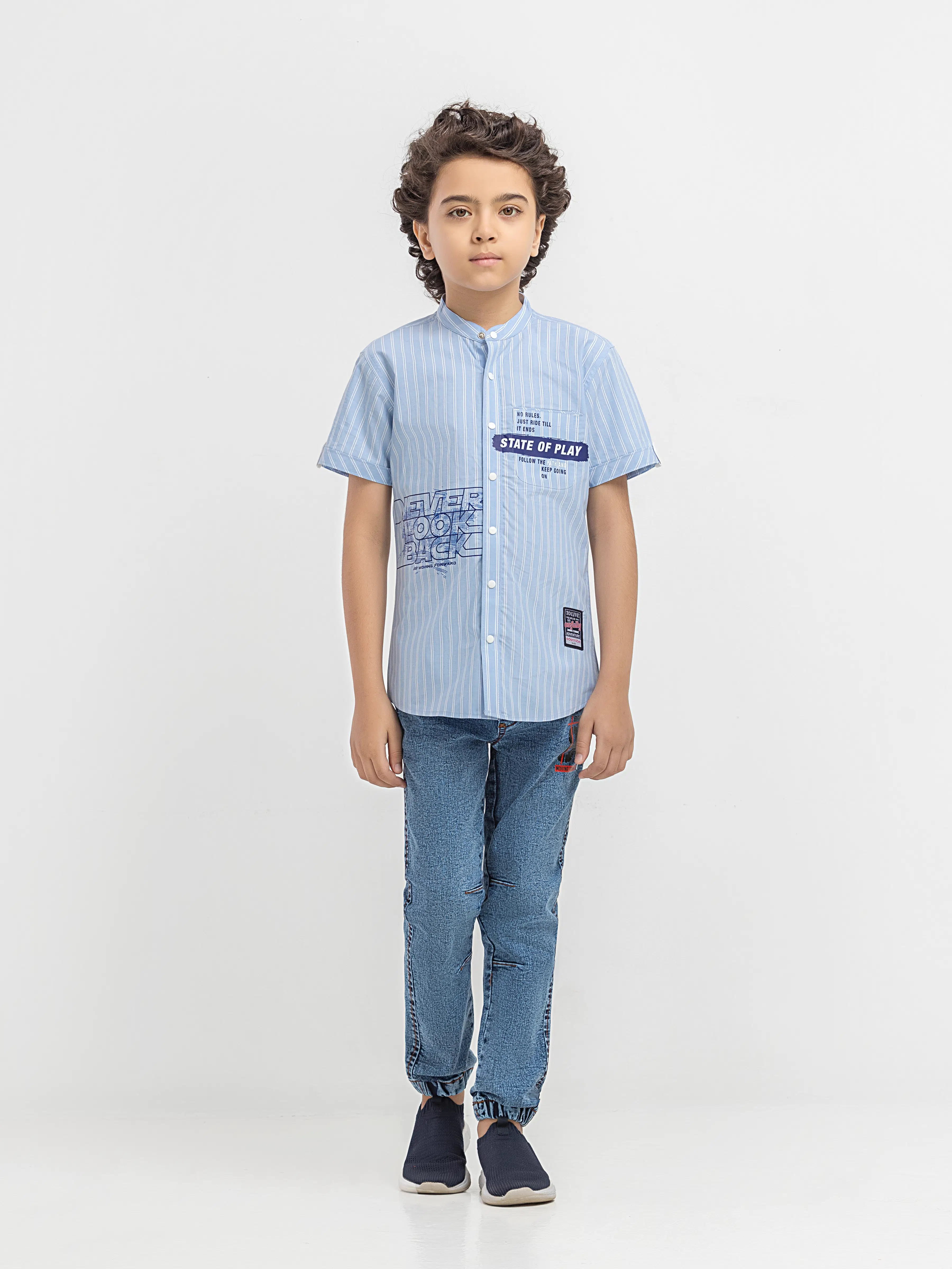 Boy's Light Blue Shirt - EBTSH6-27688 - Image 2