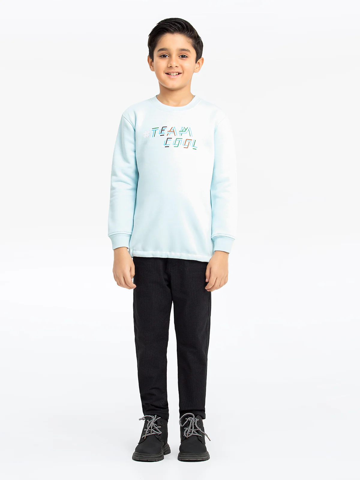 Boy's Light Blue Sweatshirt - EBTSS22-007 - Image 2