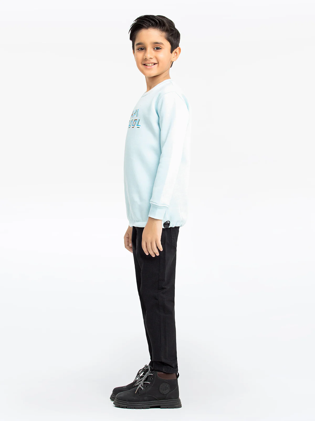 Boy's Light Blue Sweatshirt - EBTSS22-007 - Image 3