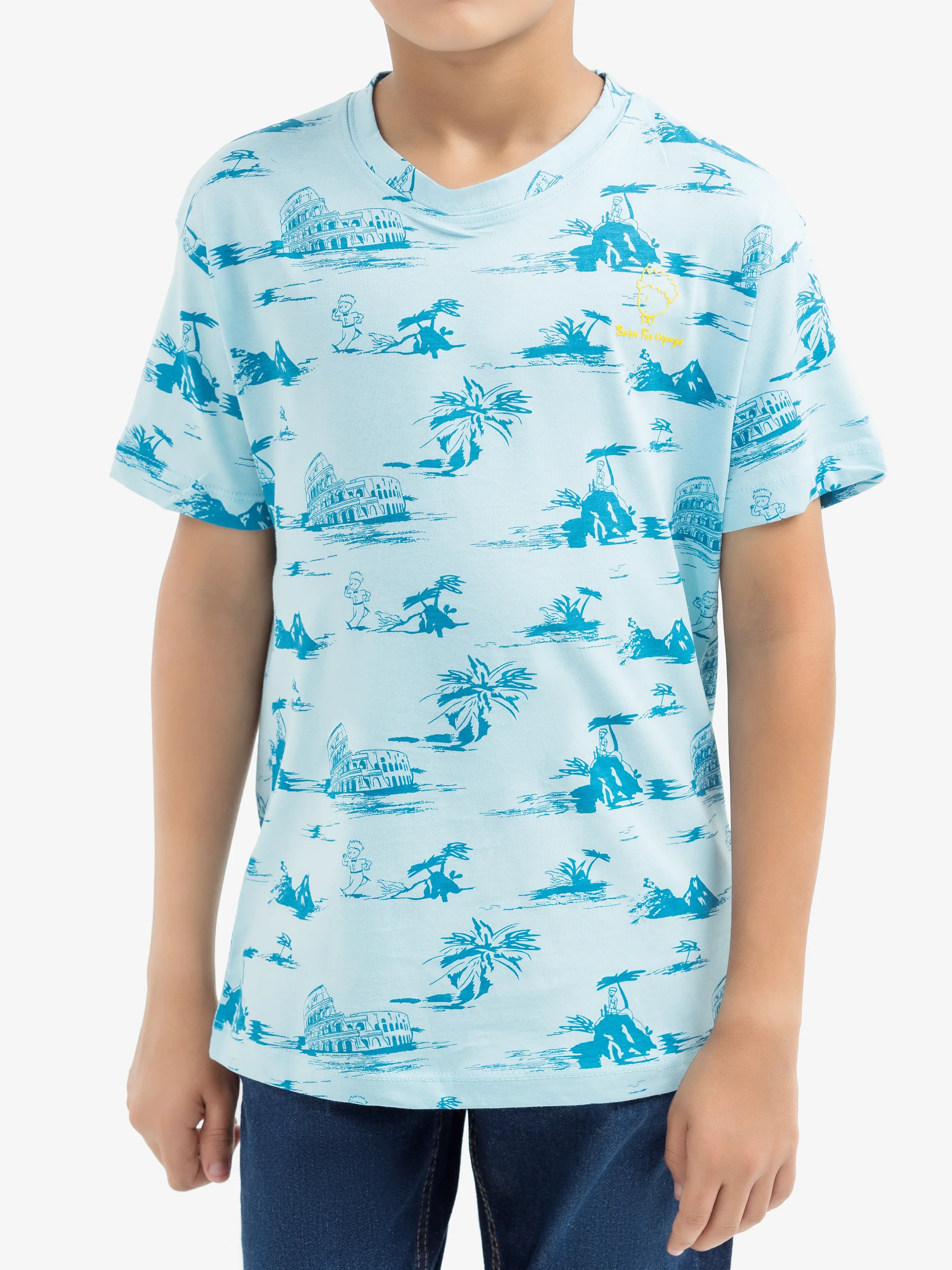 Boy's Light Blue T-Shirt - EBTTS24-045 - Image 3