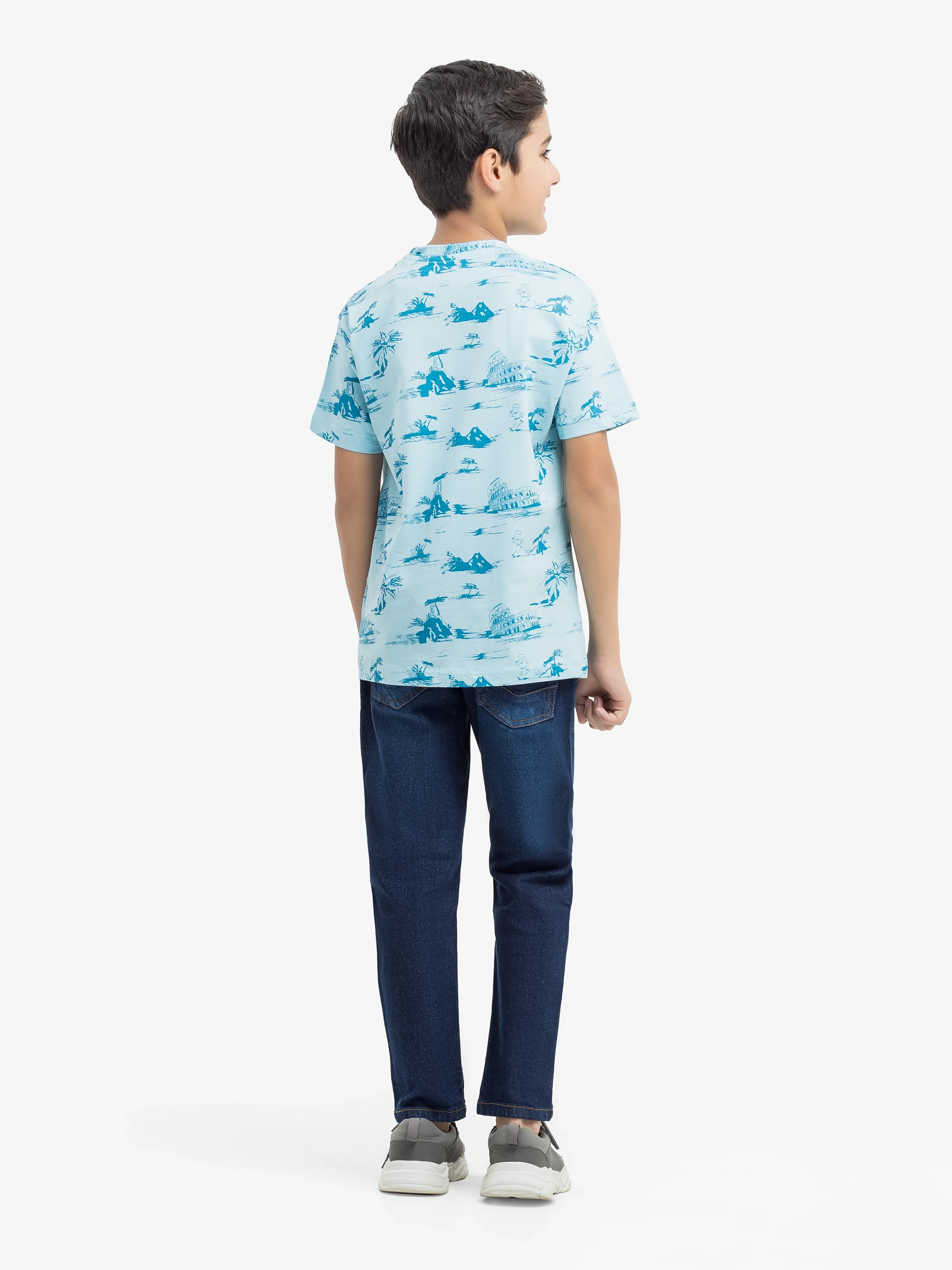 Boy's Light Blue T-Shirt - EBTTS24-045 - Image 5