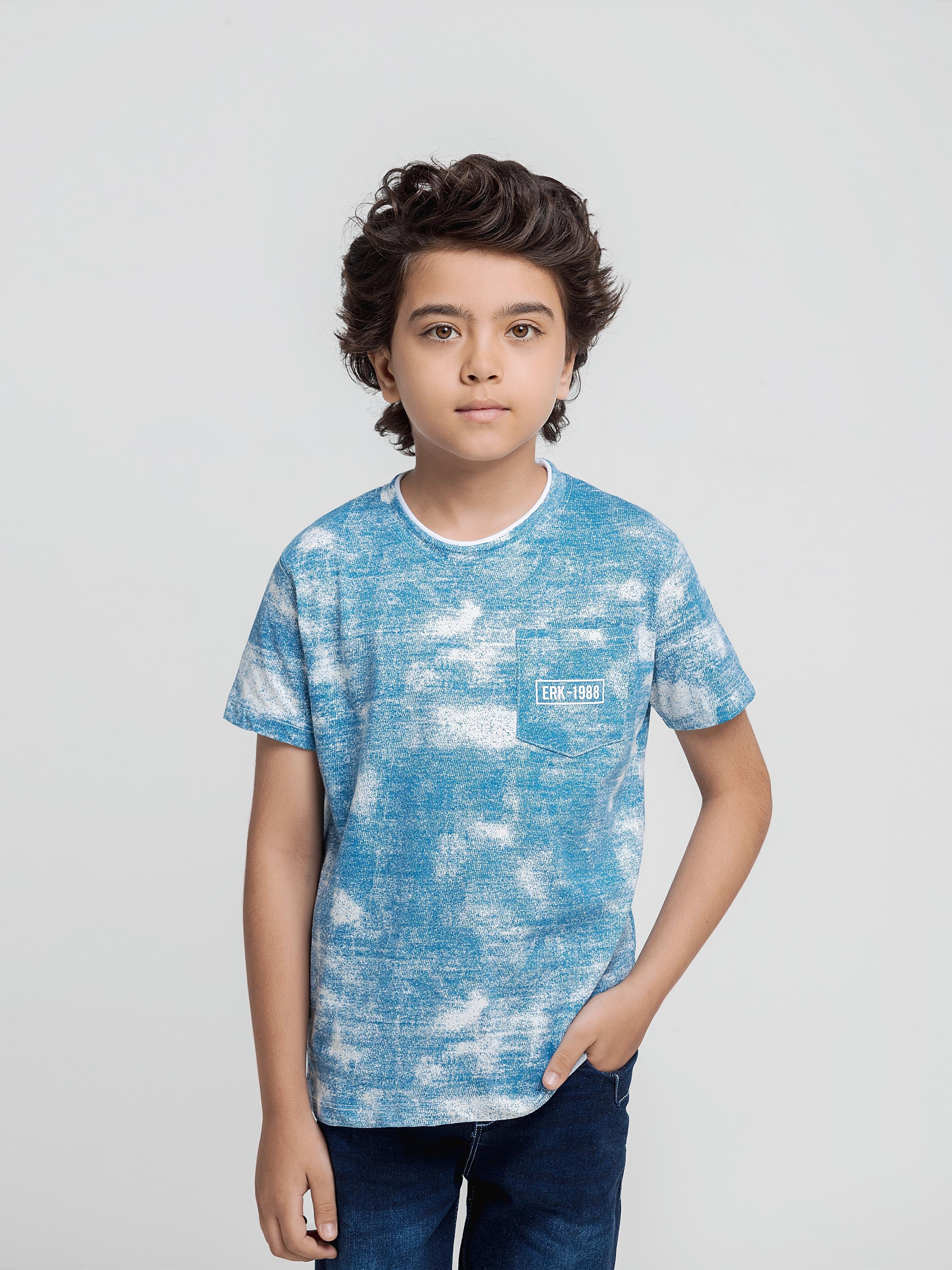 Boy's Light Blue T-Shirt - EBTTS6-003 - Image 4