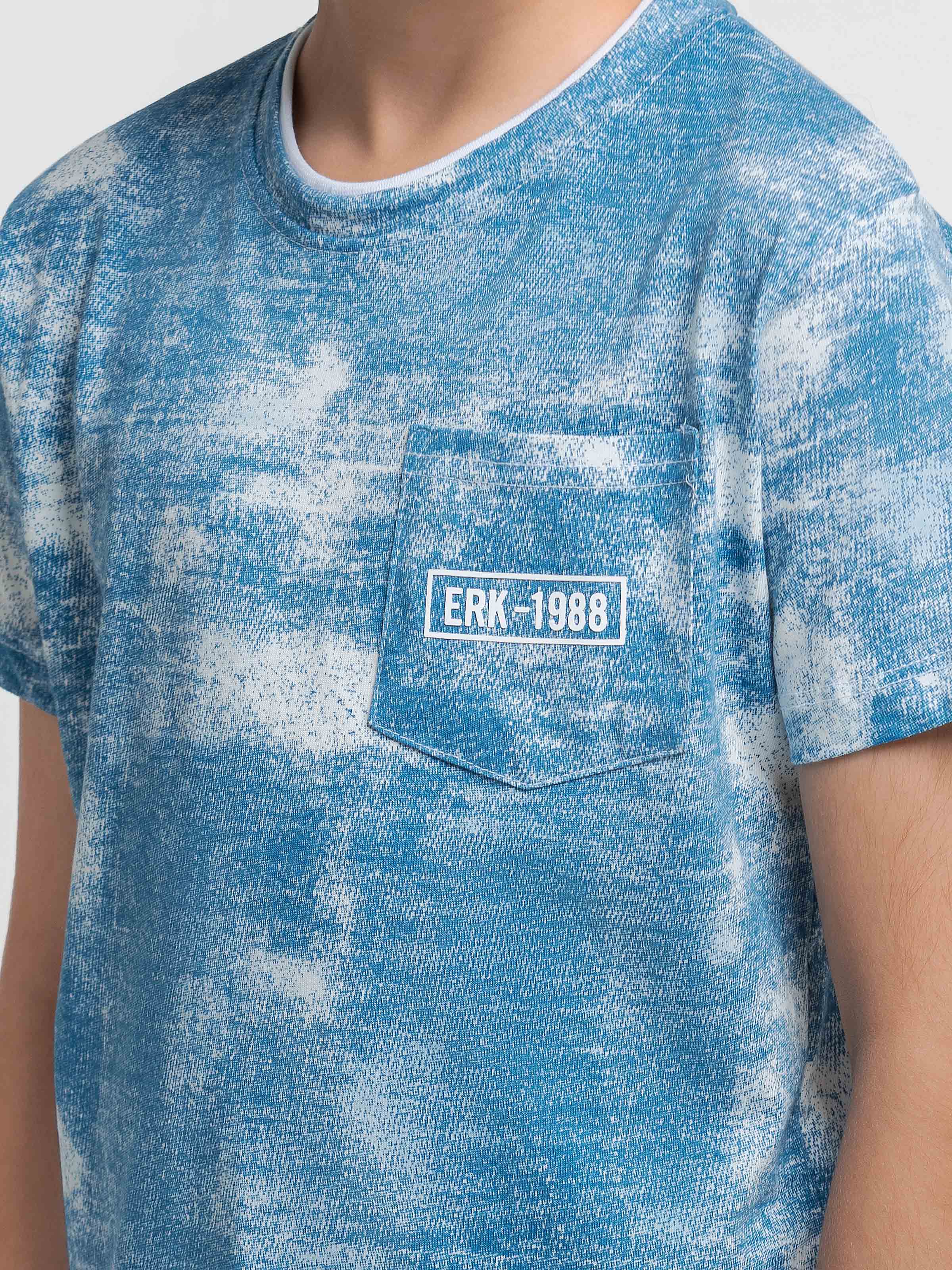 Boy's Light Blue T-Shirt - EBTTS6-003 - Image 5