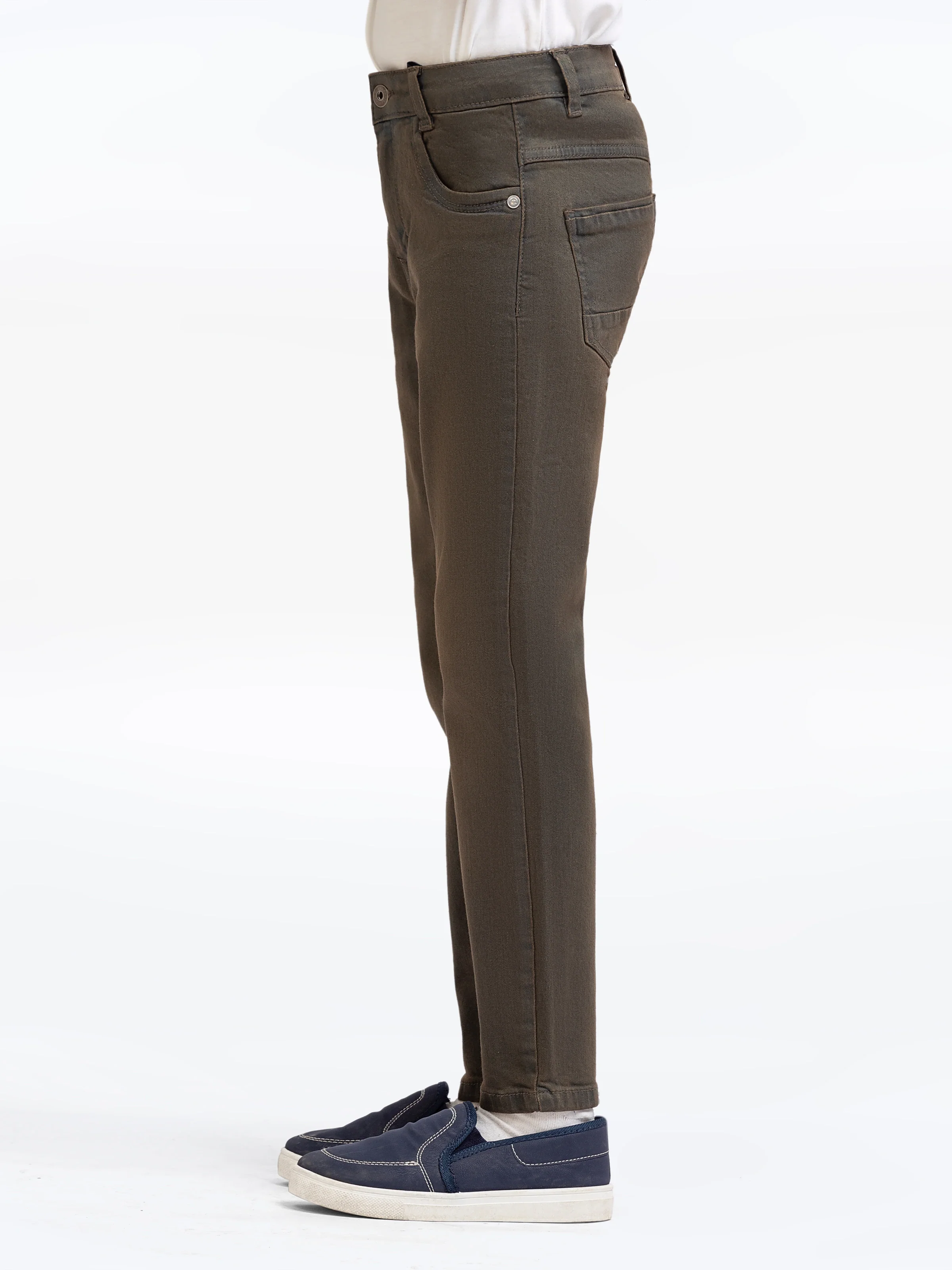 Boy's Light Brown Denim Pant - EBBDP5-027 - Image 4